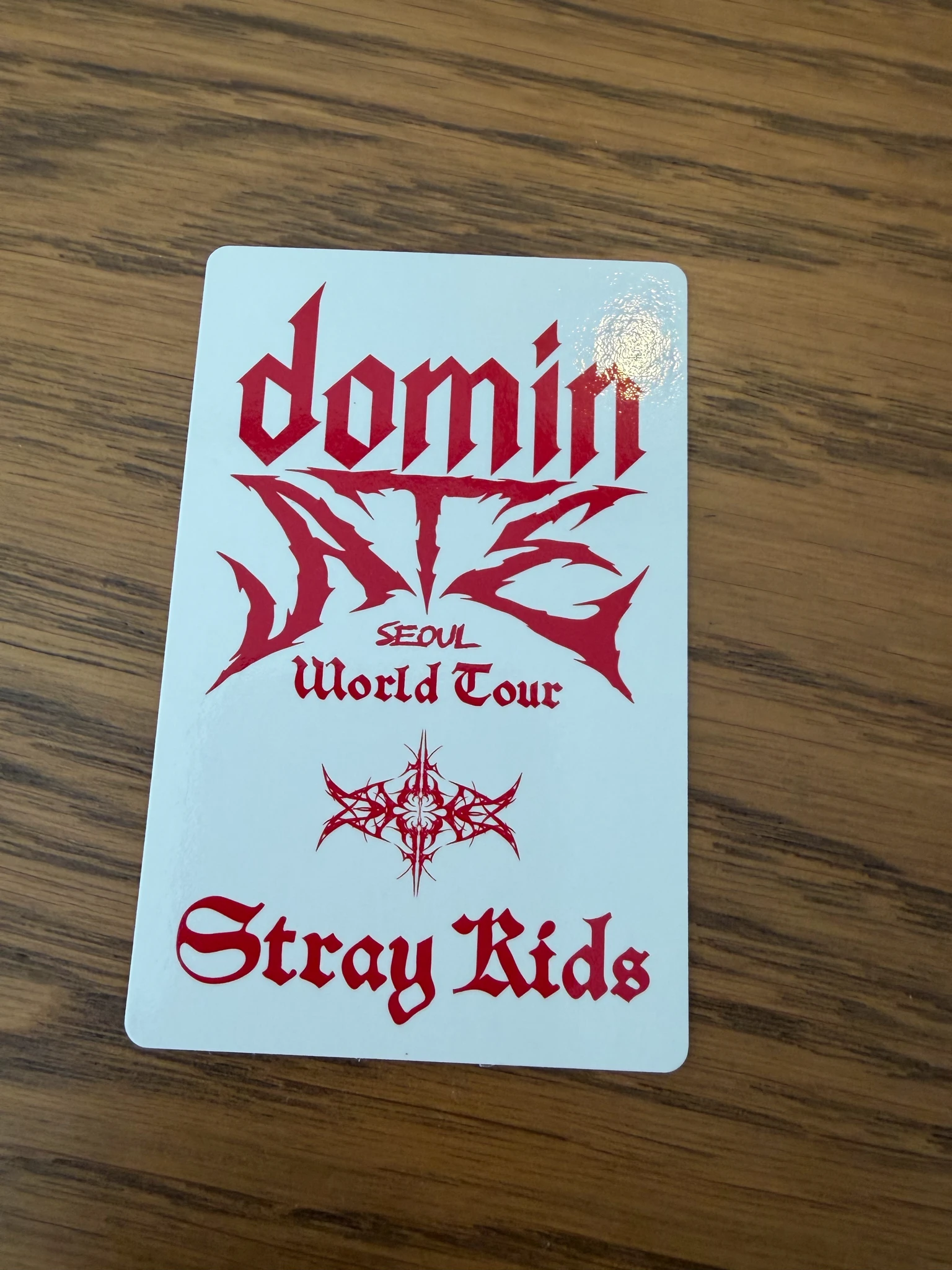 Stray Kids Hyunjin Stray Kids - Hyunjin - <dominATE SEOUL>  DVD & BLU-RAY Other pre-order benefit (pob) photocard set listing photo 2