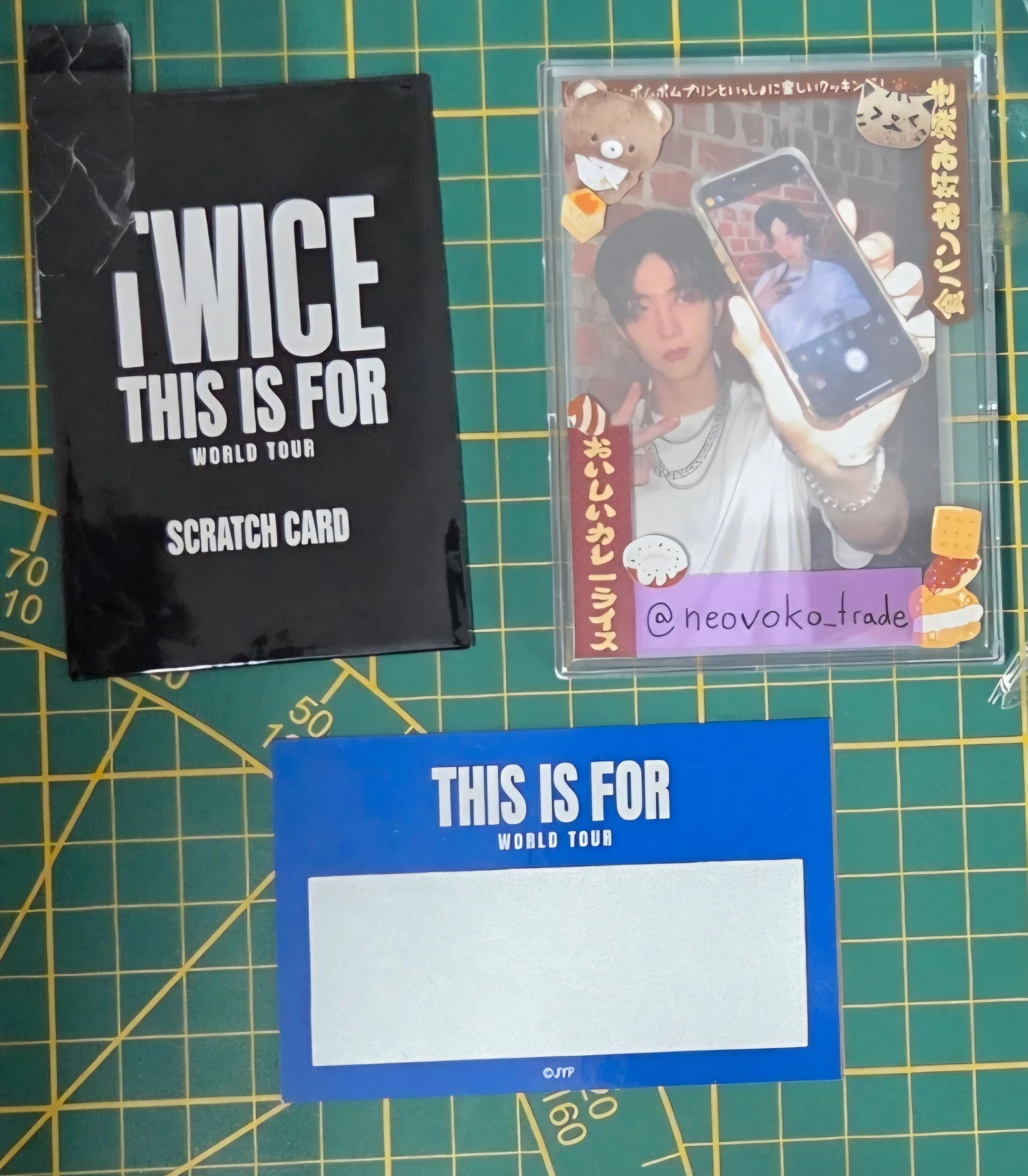 TWICE Nayeon TWICE - Nayeon - TWICE 6th World Tour THIS IS FOR Event merch photocard purchase benefit pop-up store scratch card listing photo 2