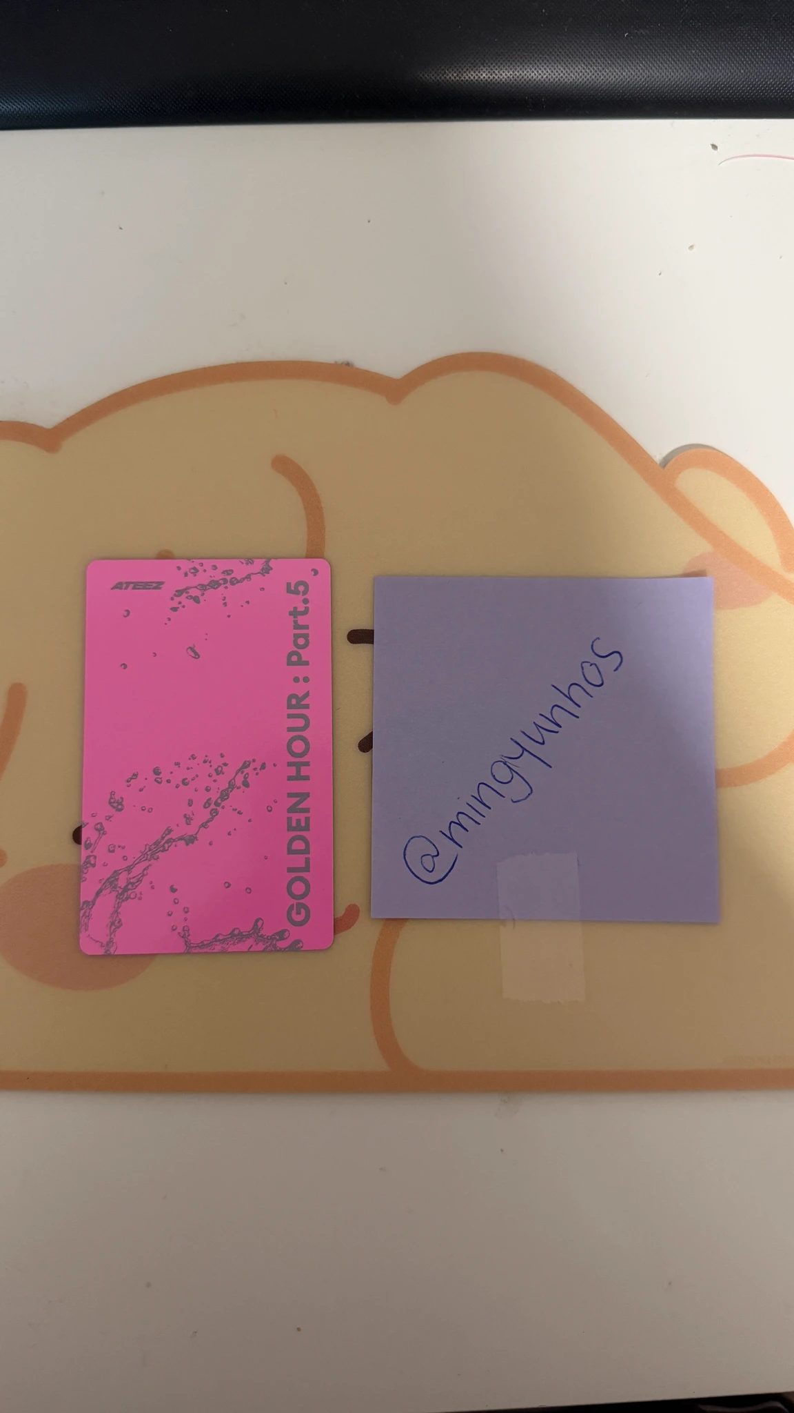 ATEEZ Hongjoong ATEEZ - Hongjoong - GOLDEN HOUR : Part.5 Album album photocard cd player listing photo 2
