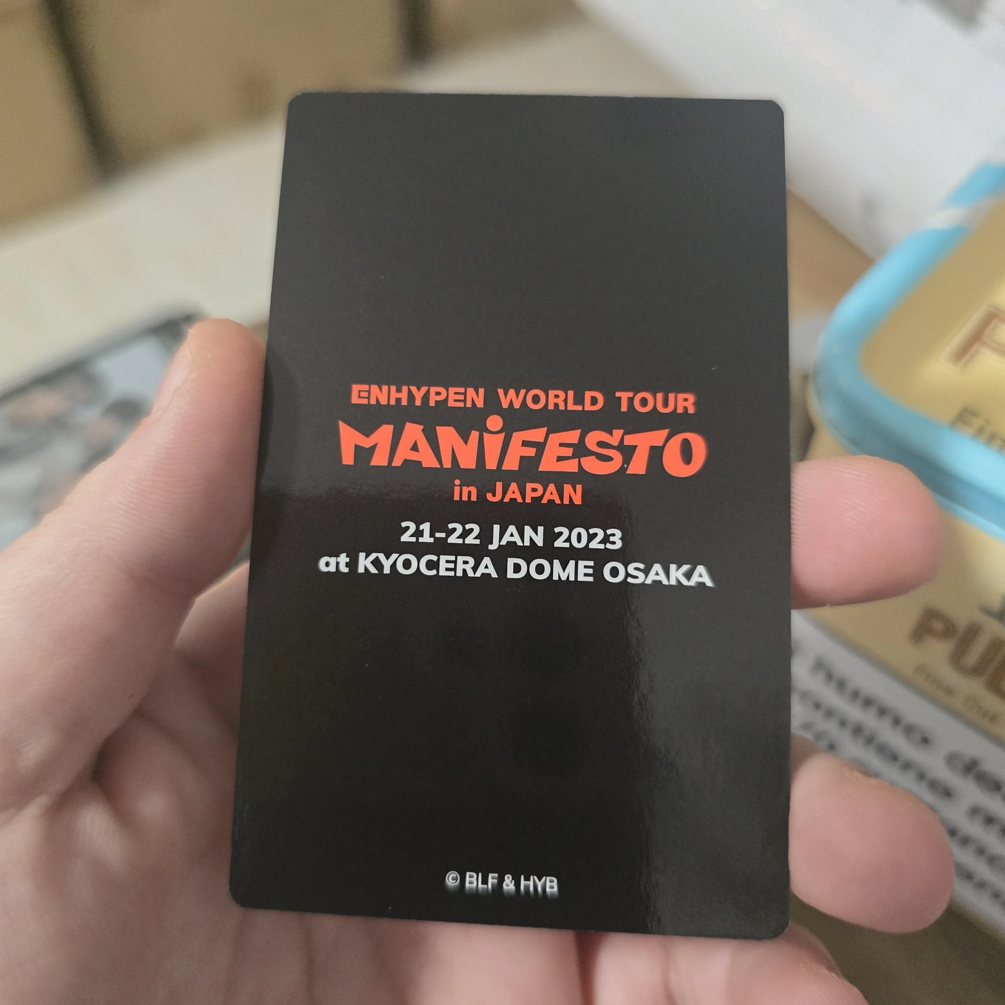 ENHYPEN Jay ENHYPEN - Jay - World Tour 'Manifesto' Event merch photocard hoodie japan listing photo 2