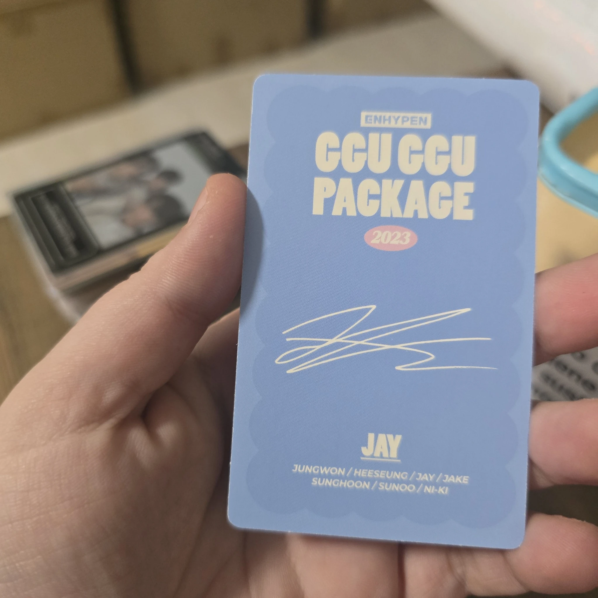 ENHYPEN Jay ENHYPEN - Jay - 2023 GGU GGU Package Other random photocard listing photo 2