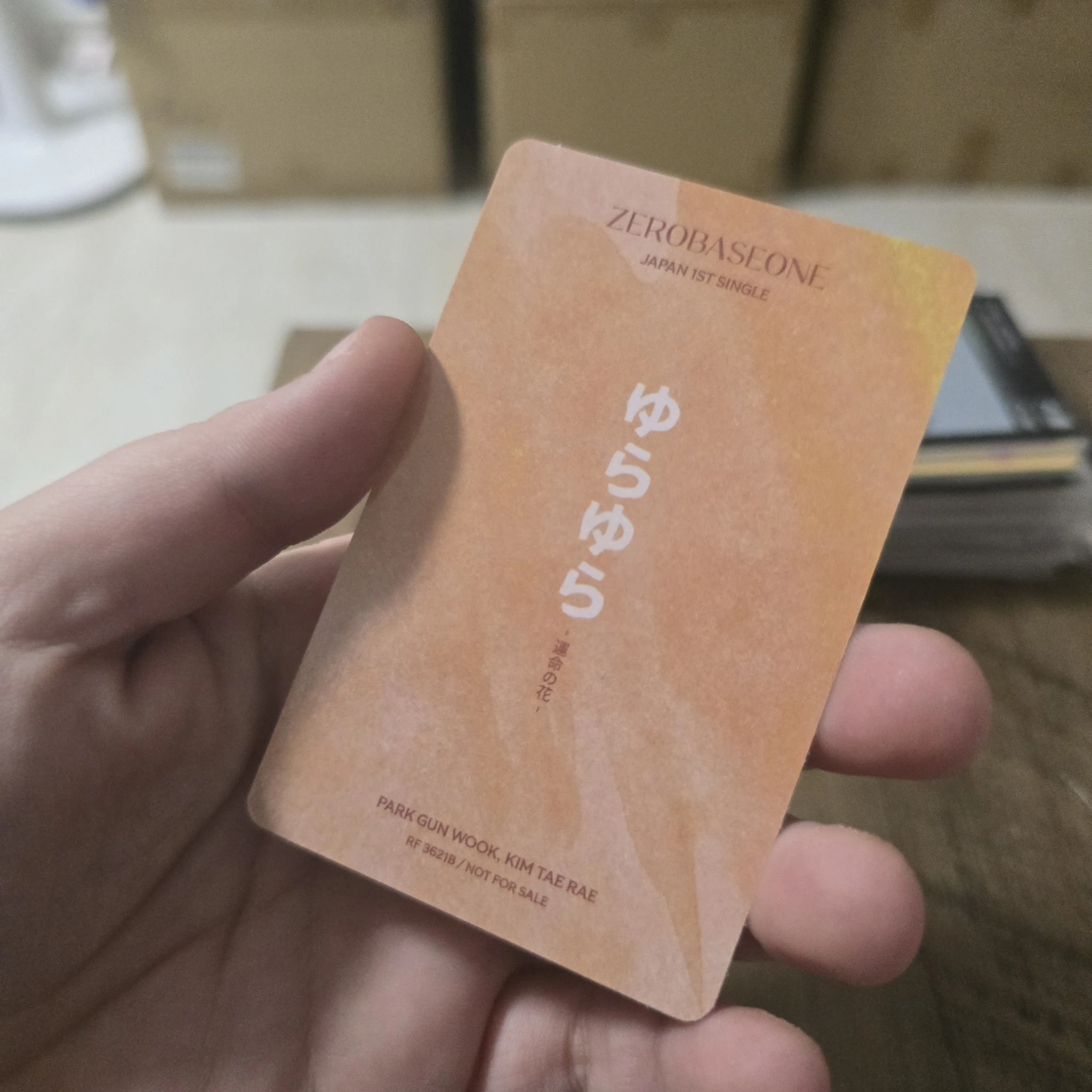 ZEROBASEONE ZEROBASEONE - Gunwook & Taerae - Yura Yura (ゆらゆら -運命の花-) Album album photocard japanese album standard version listing photo 2