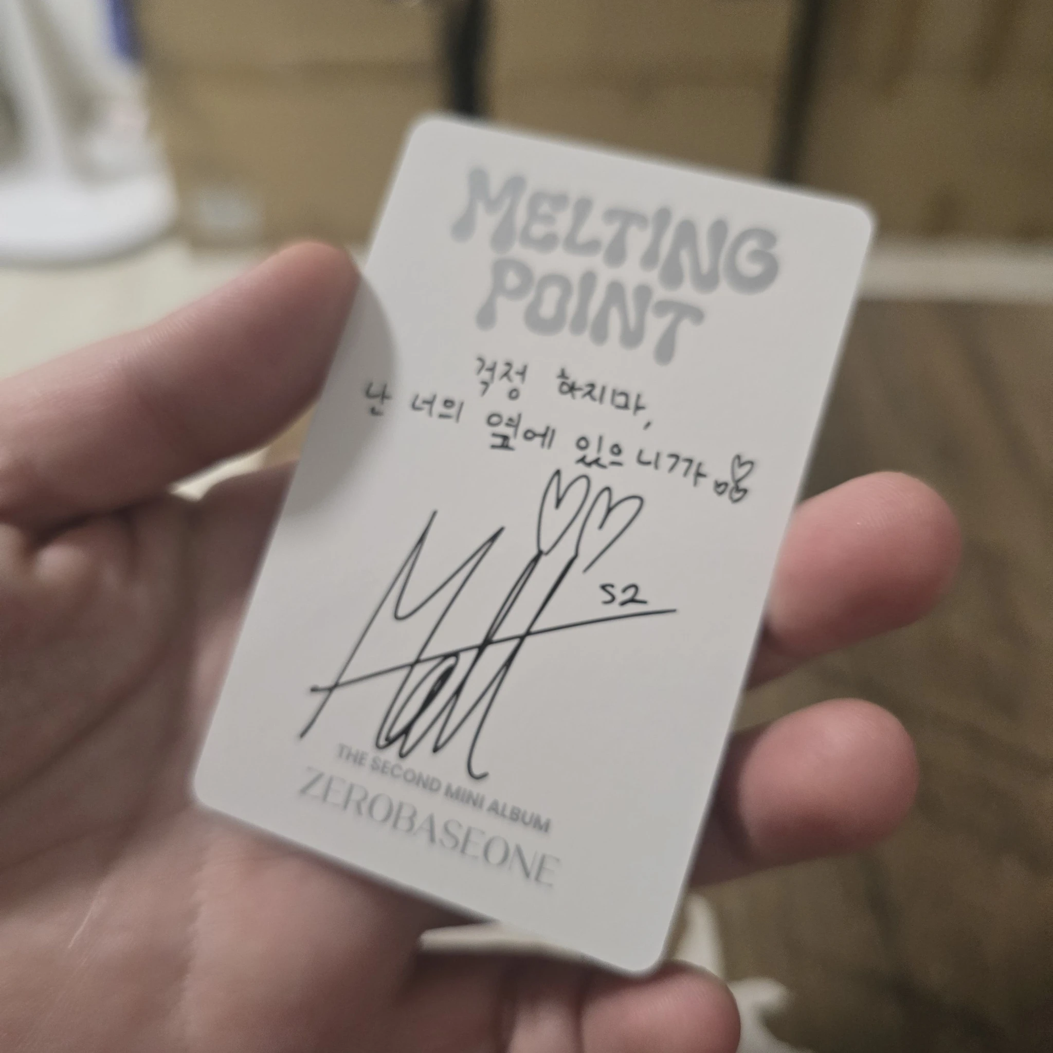 ZEROBASEONE Matthew ZEROBASEONE - Matthew - Melting Point Album album photocard digipack version A version listing photo 2