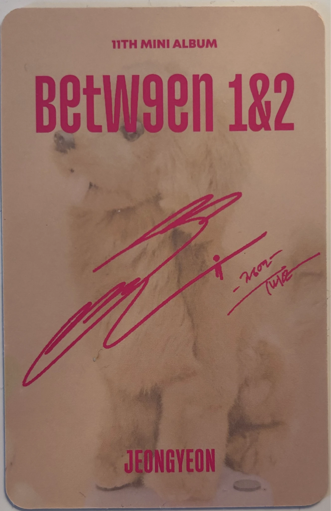 TWICE Jeongyeon TWICE-Jeongyeon-Album-BETWEEN 1&2 listing photo 2