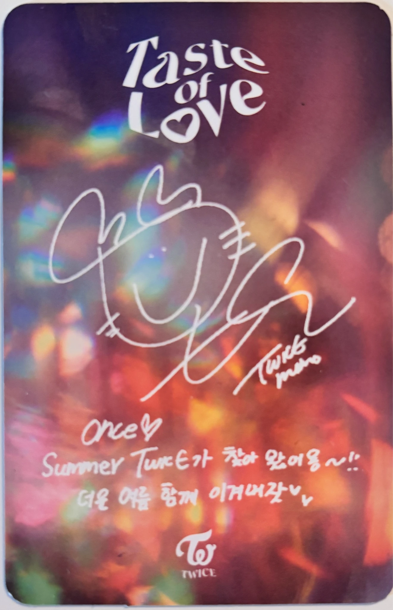 TWICE Momo TWICE - Momo - Taste of Love Album album photocard listing photo 2