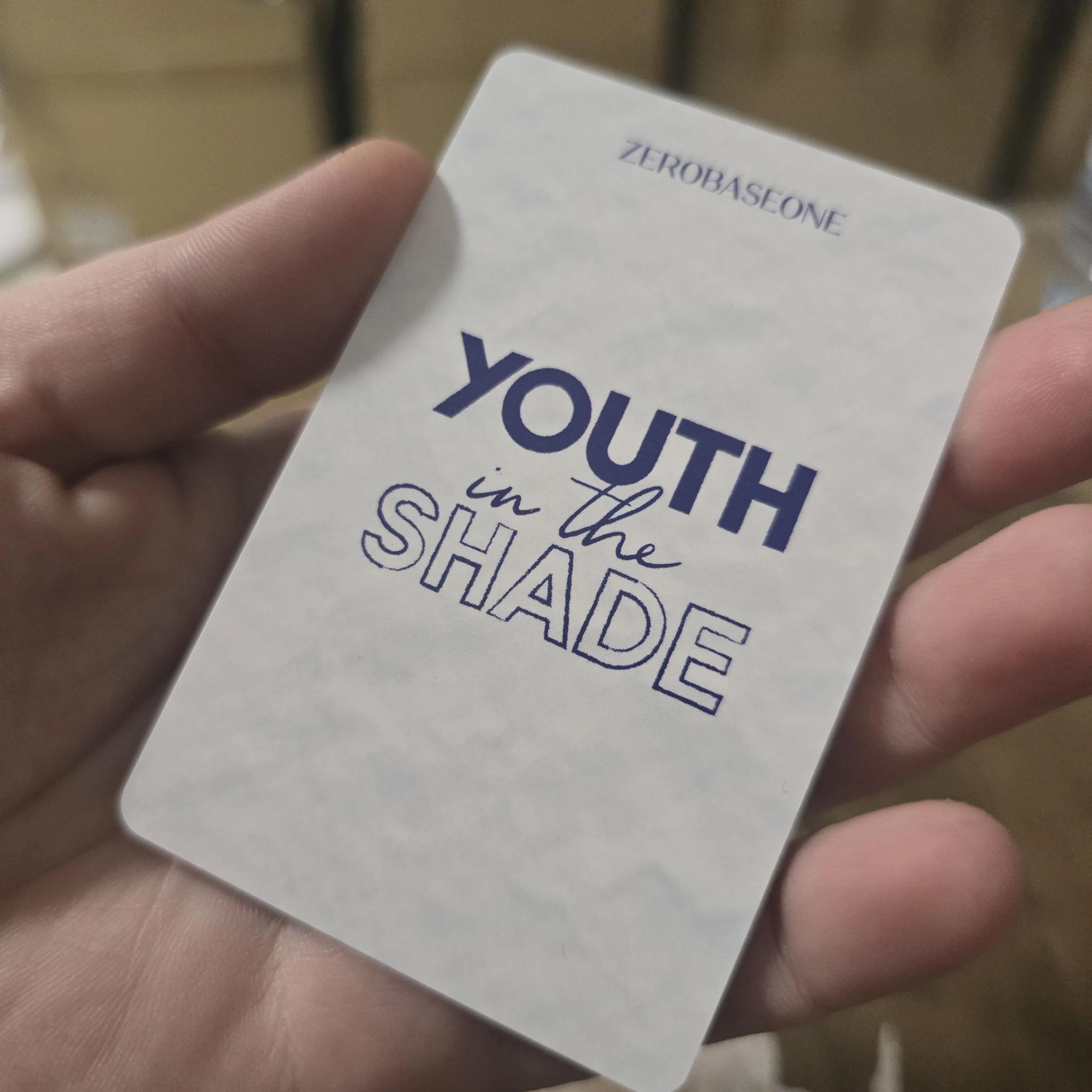 ZEROBASEONE Jiwoong ZEROBASEONE - Jiwoong - Youth in the Shade Album pre-order benefit (pob) withmuu listing photo 2
