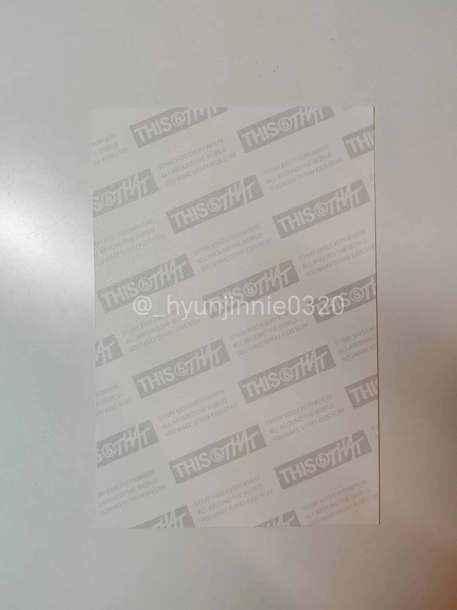 Stray Kids Stray Kids - HAN & I.N - This & That Album first press only postcard album inclusion that version listing photo 2