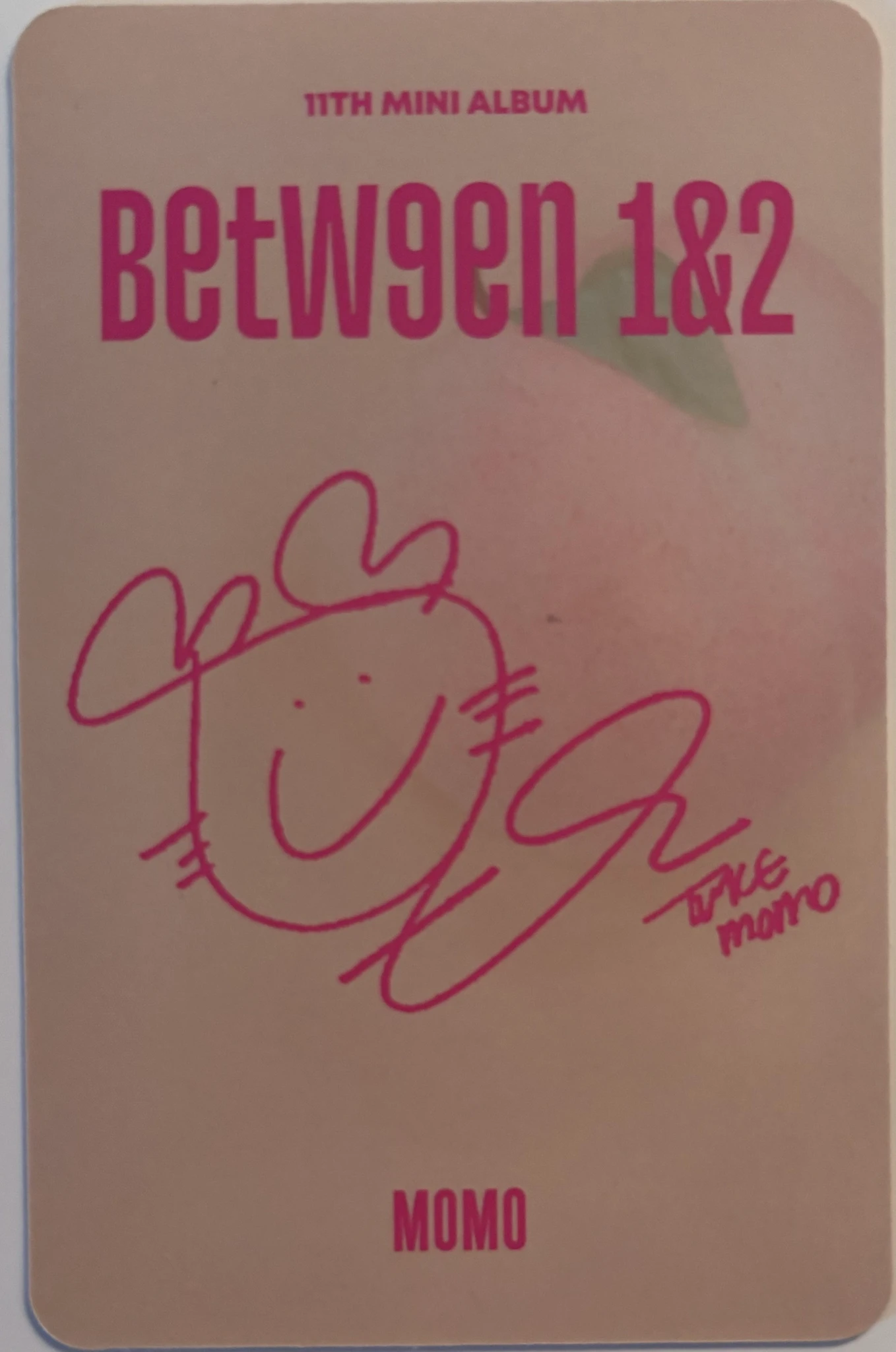 TWICE Momo TWICE-Momo-Album-BETWEEN 1&2 listing photo 2