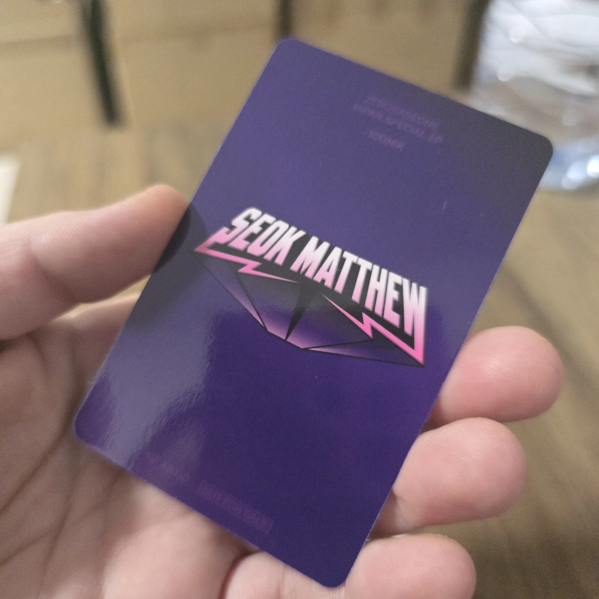 ZEROBASEONE Matthew ZEROBASEONE - Matthew - ICONIK Album album photocard japanese album solo jacket version A version listing photo 2