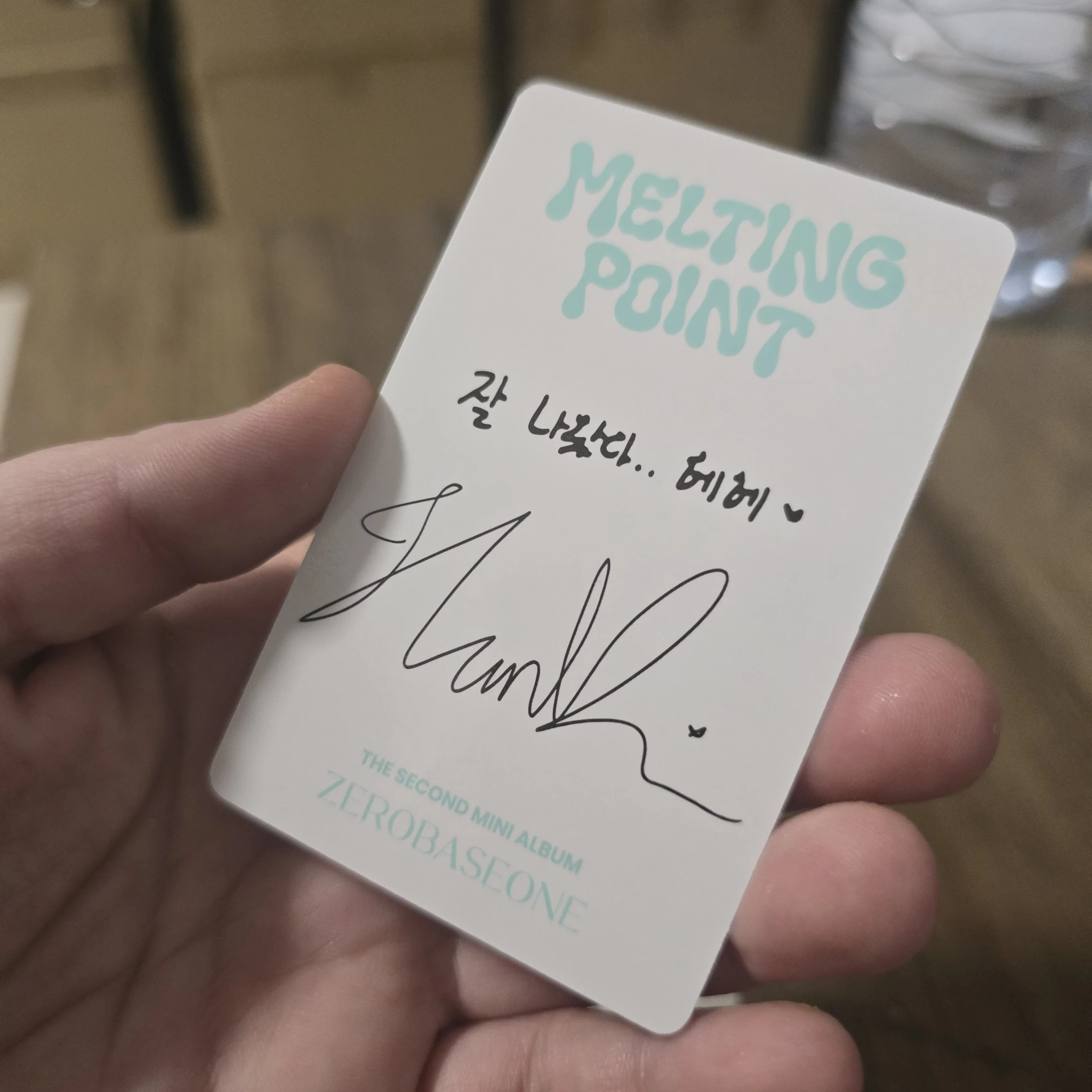 ZEROBASEONE Hanbin ZEROBASEONE - Hanbin - Melting Point Album mystery listing photo 2