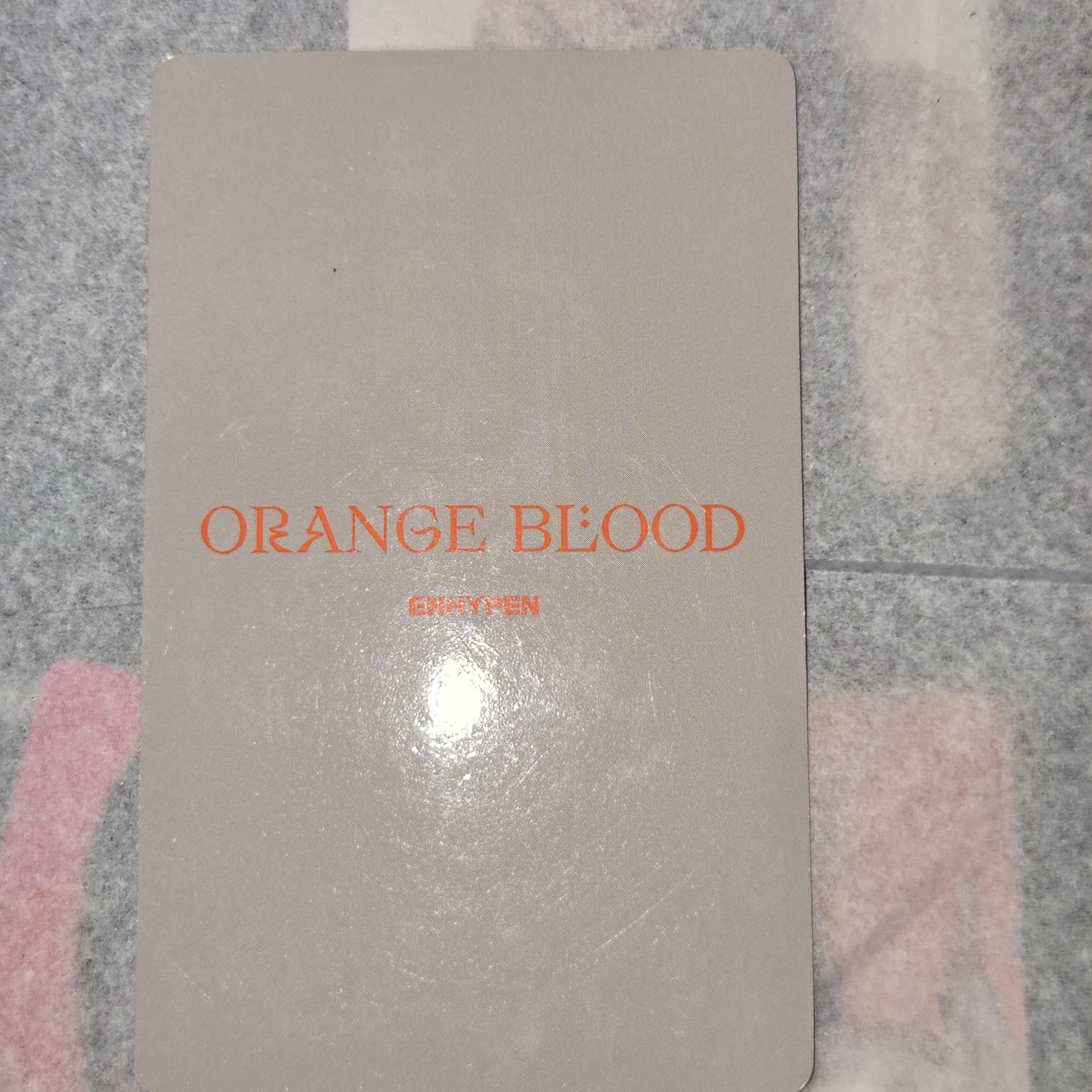ENHYPEN Sunghoon ENHYPEN - Sunghoon - ORANGE BLOOD Album korean album album photocard ksana version listing photo 2