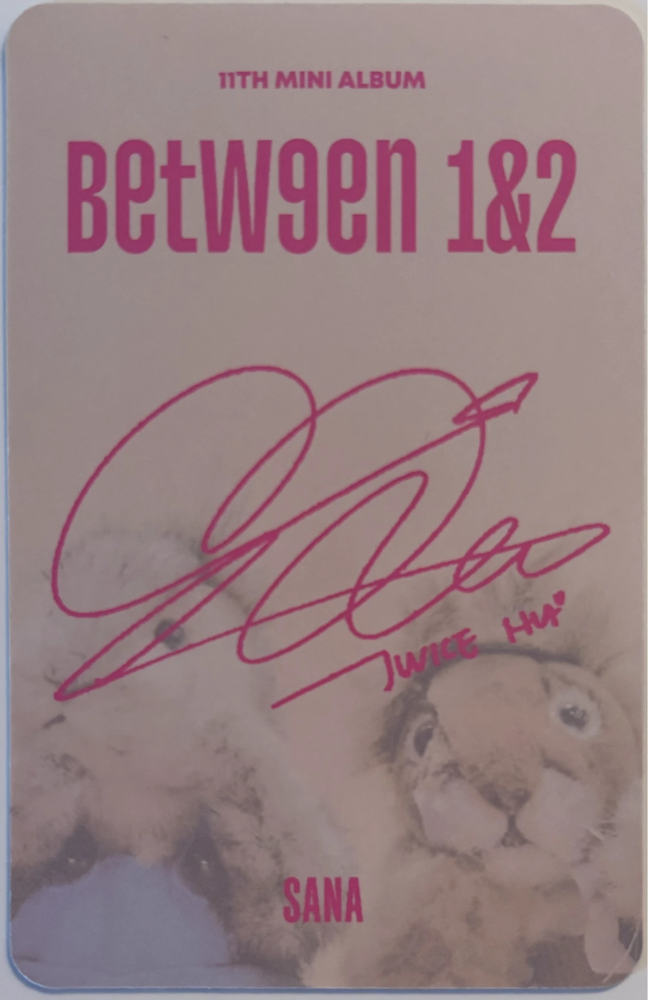 TWICE Sana TWICE-Sana-Album-BETWEEN 1&2 listing photo 2