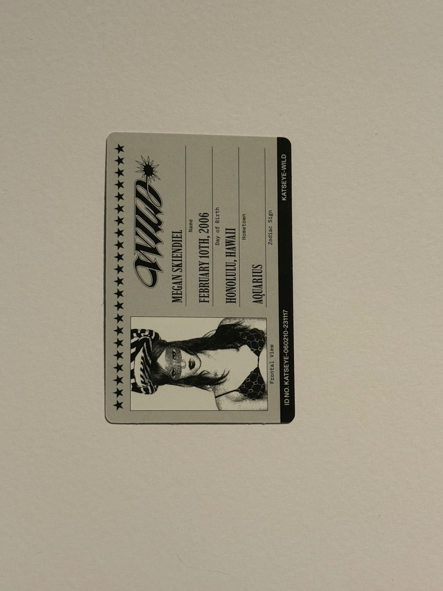 KATSEYE Megan KATSEYE - Megan - WILD Album album photocard member version version 2 listing photo 2