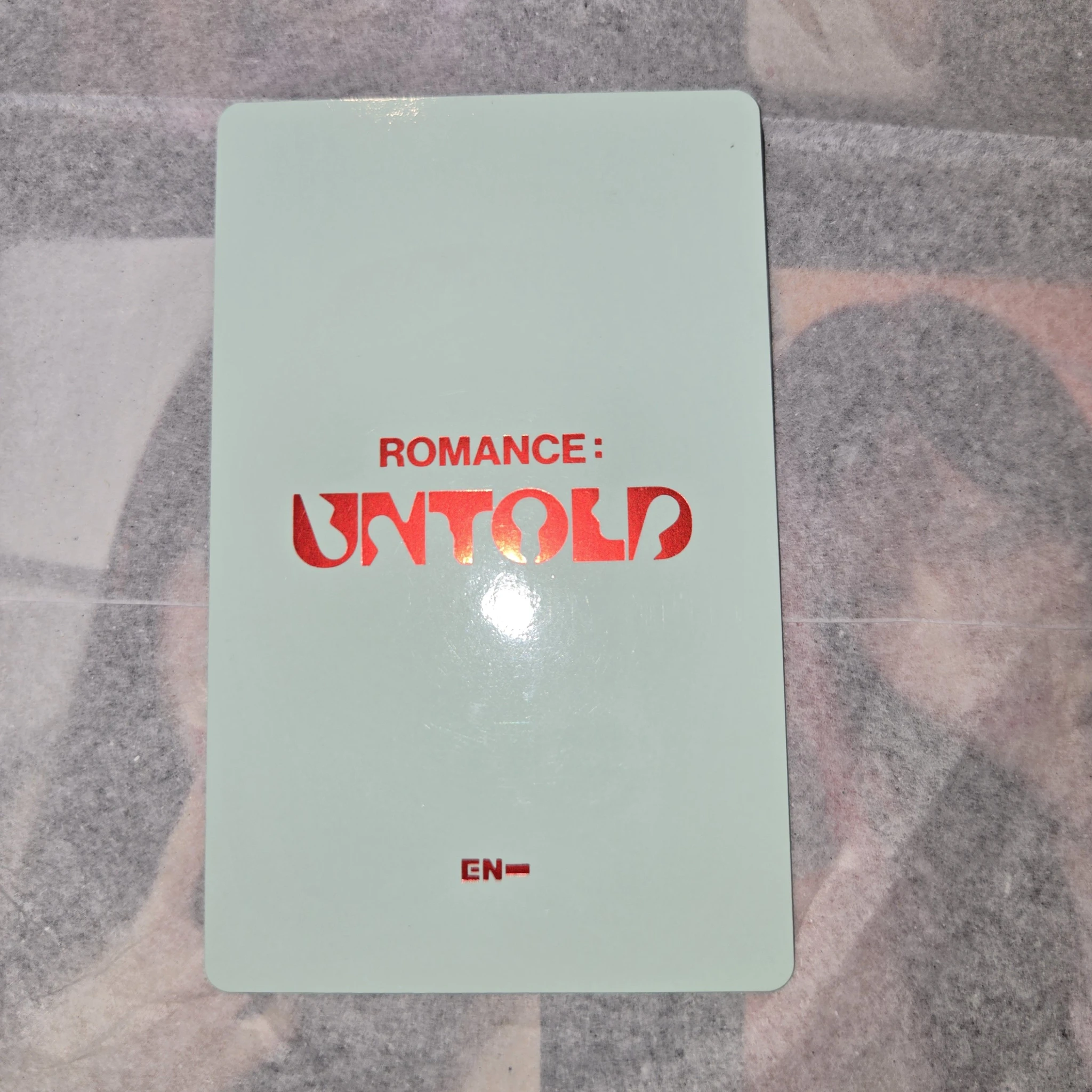 ENHYPEN Evan (Heeseung) ENHYPEN - Heeseung - ROMANCE: UNTOLD Album A version arcanum version korean album album photocard listing photo 2