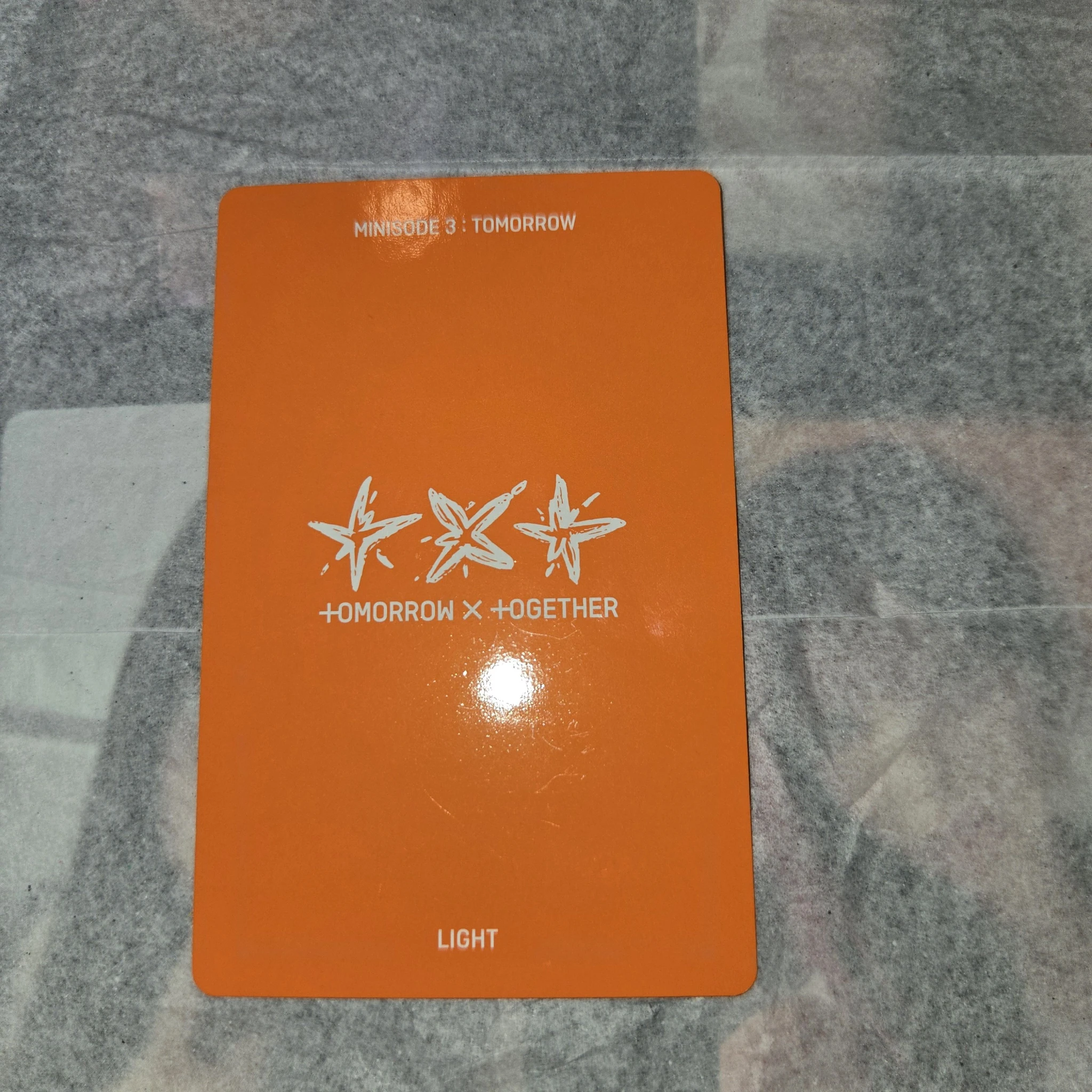 TOMORROW X TOGETHER Yeonjun TOMORROW X TOGETHER - Yeonjun - Minisode 3: Tomorrow Album album photocard light ver. listing photo 2