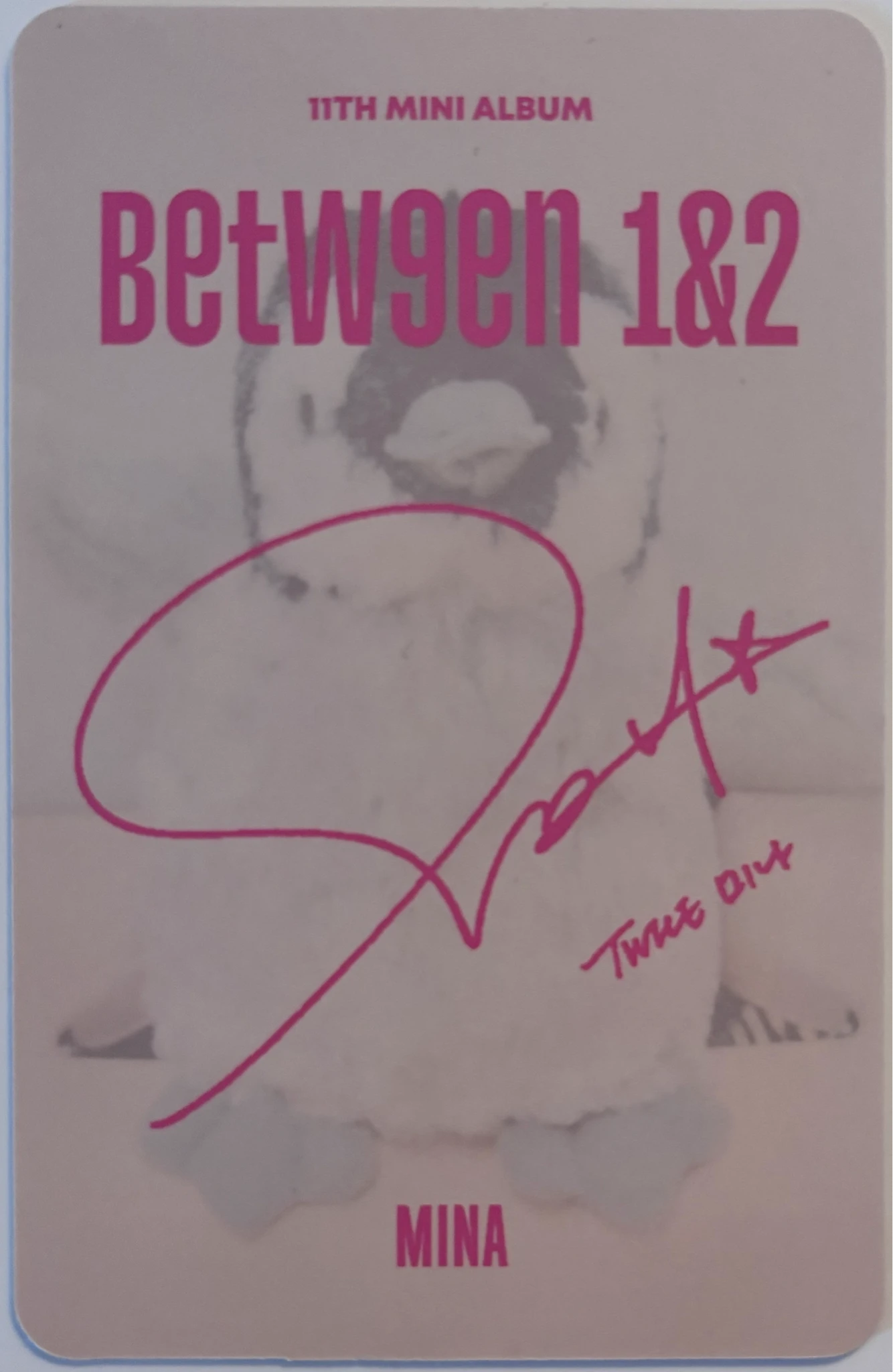 TWICE Mina TWICE-Mina-Album-BETWEEN 1&2 listing photo 2
