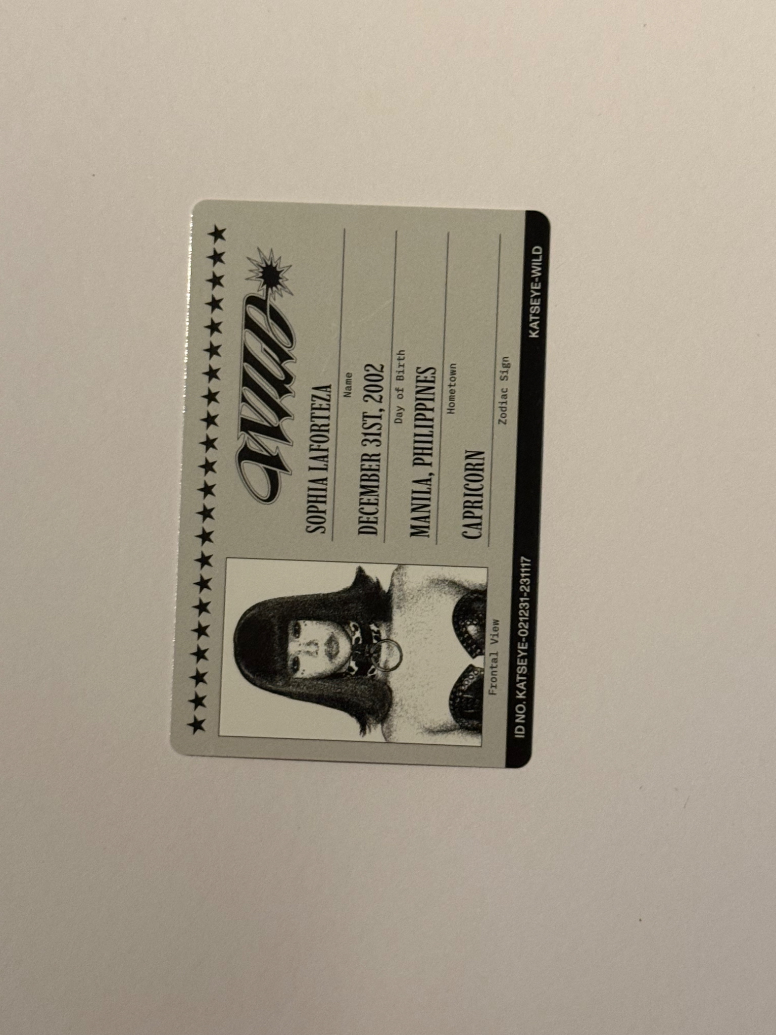 KATSEYE Sophia KATSEYE - Sophia - WILD Album retail exclusive target listing photo 2