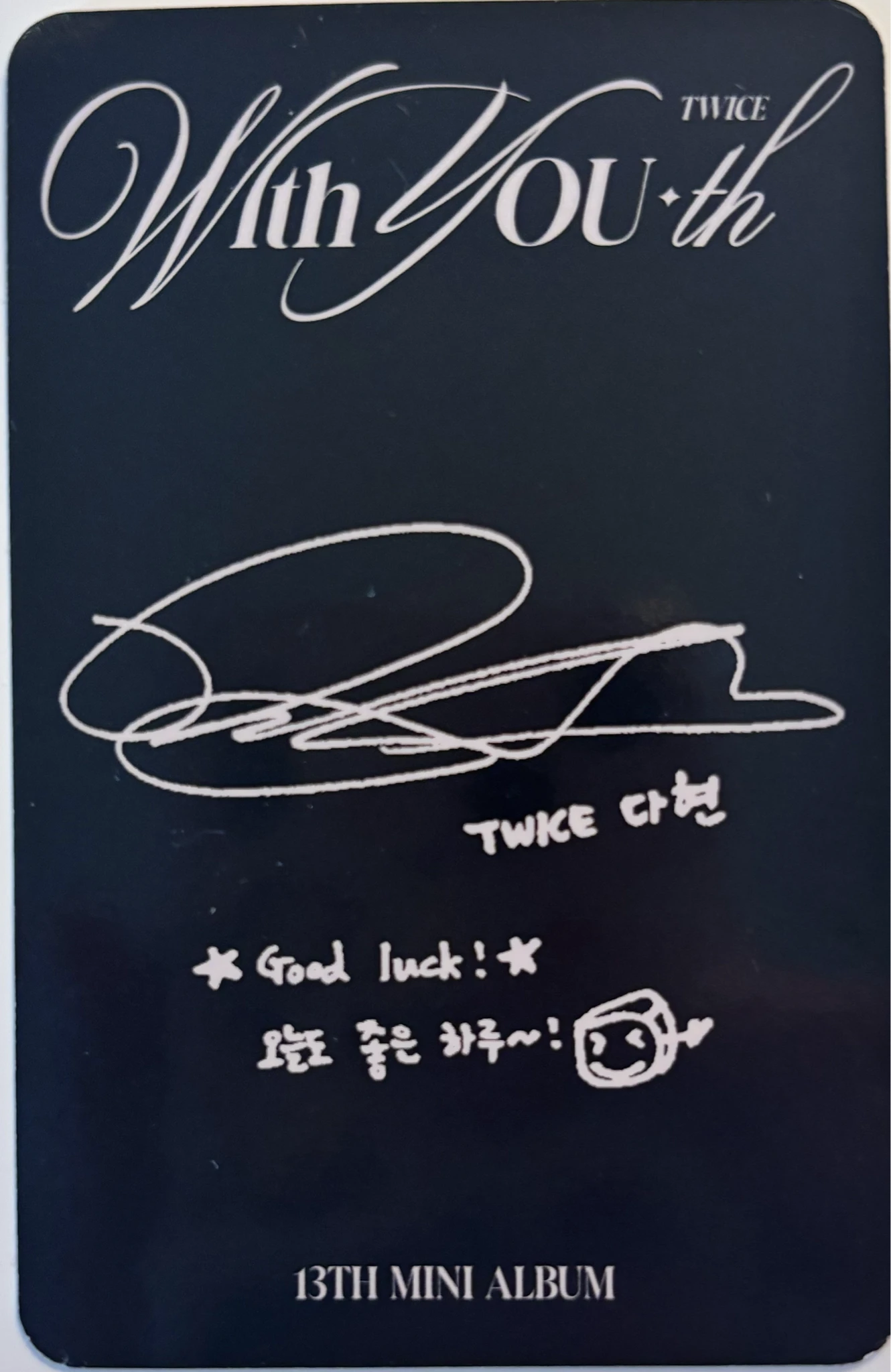 TWICE Dahyun TWICE-Dahyun-Album-with you-th listing photo 2