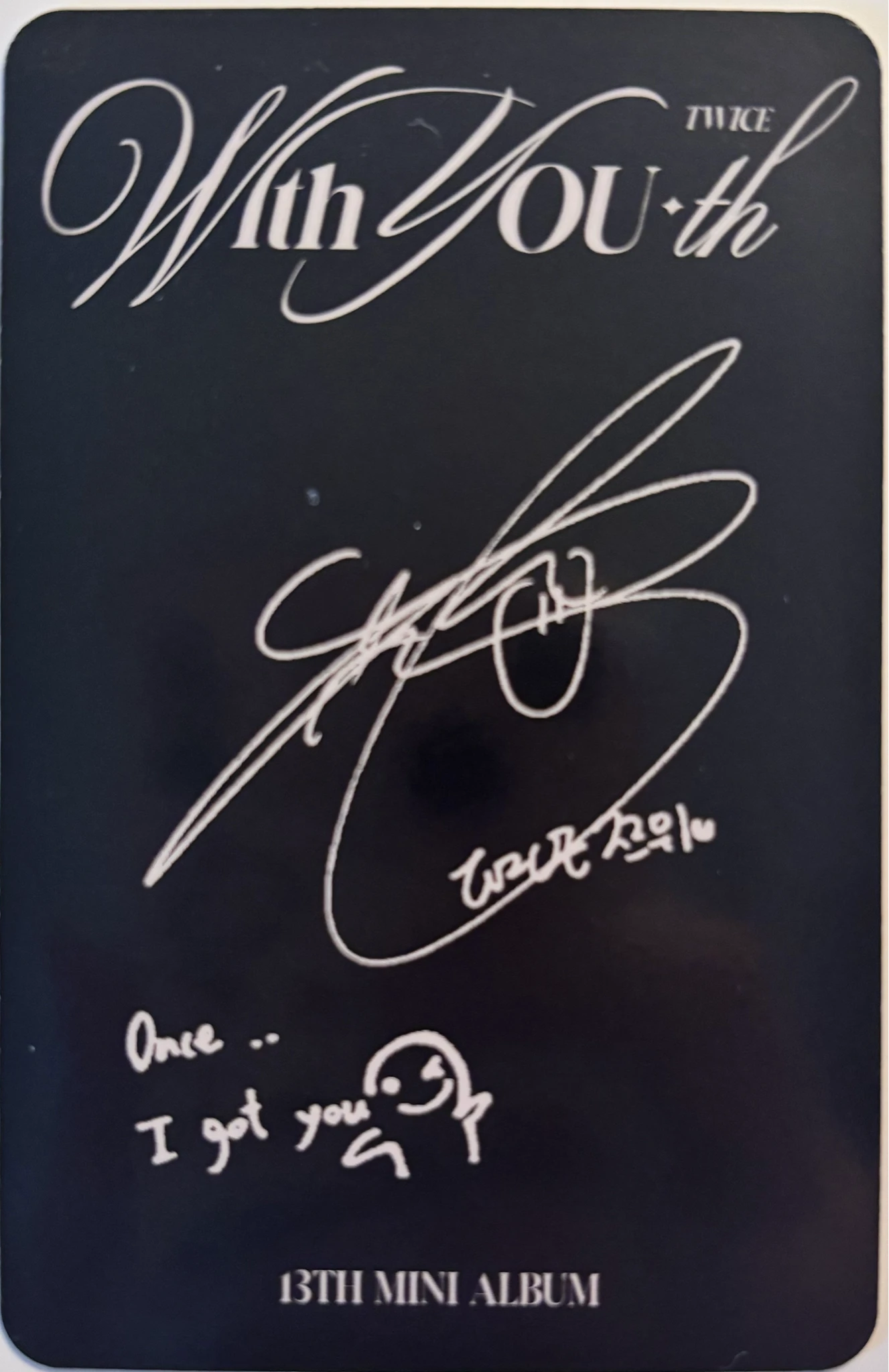 TWICE Tzuyu TWICE-Tzuyu-Album-with you-th listing photo 2