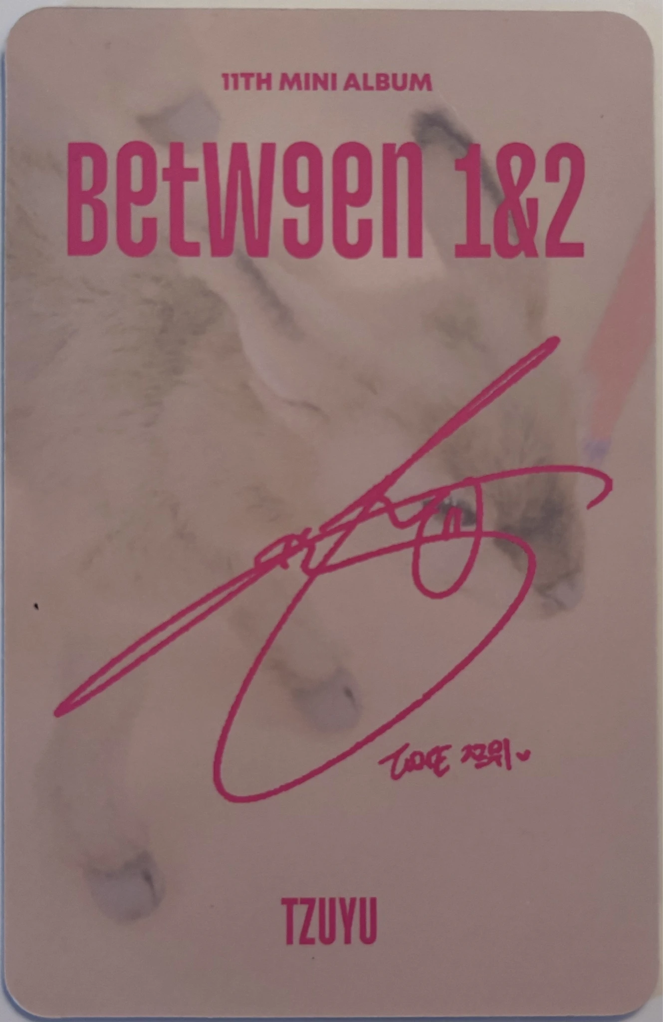 TWICE Tzuyu TWICE-Tzuyu-Album-BETWEEN 1&2 listing photo 2