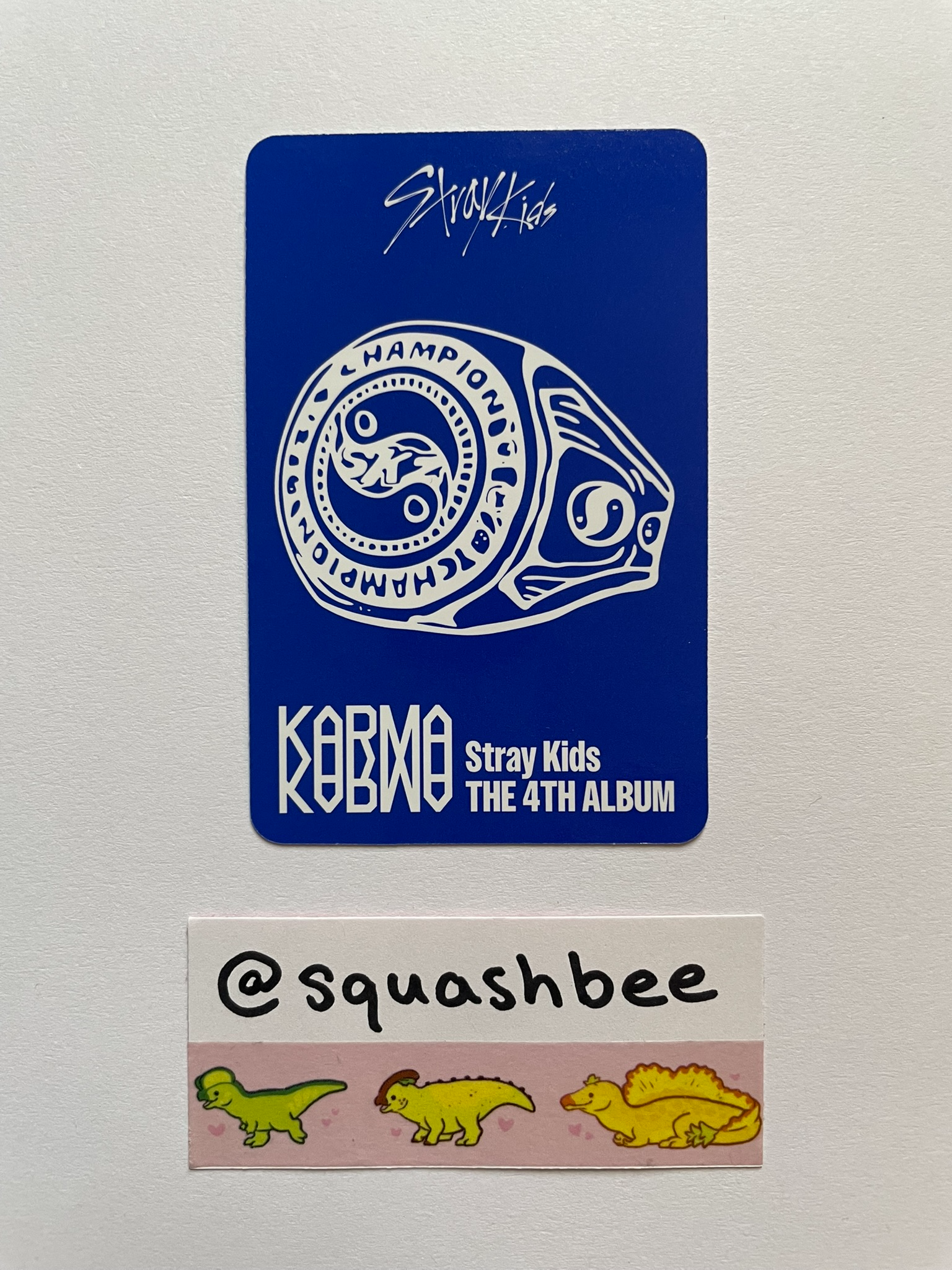 Stray Kids Seungmin Stray Kids - Seungmin - KARMA Album accordion version album photocard first press only listing photo 2