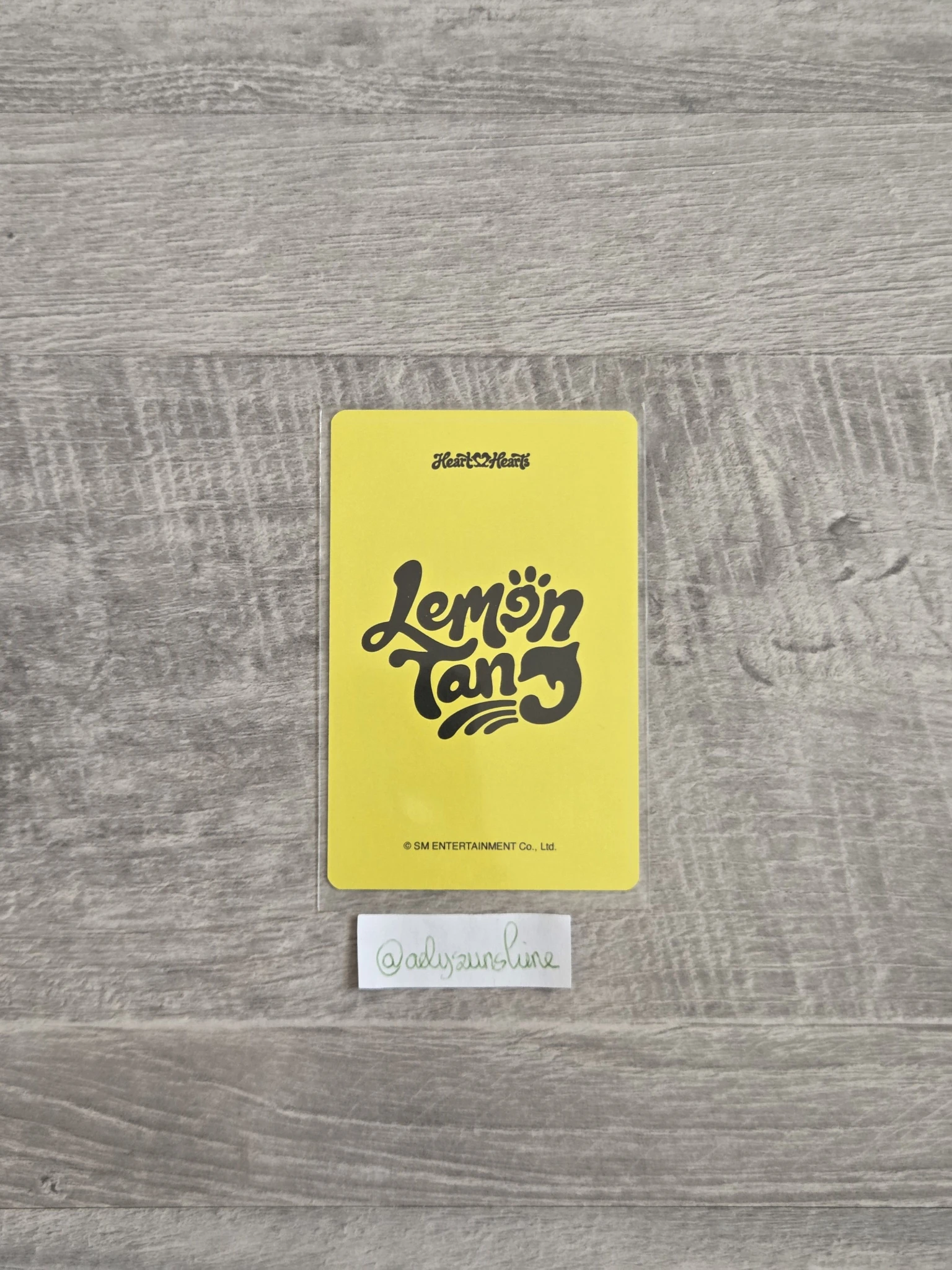 Hearts2Hearts Ye-on Hearts2Hearts - Ye-on - Lemon Tang Album k idol shop lucky draw (LD) listing photo 2
