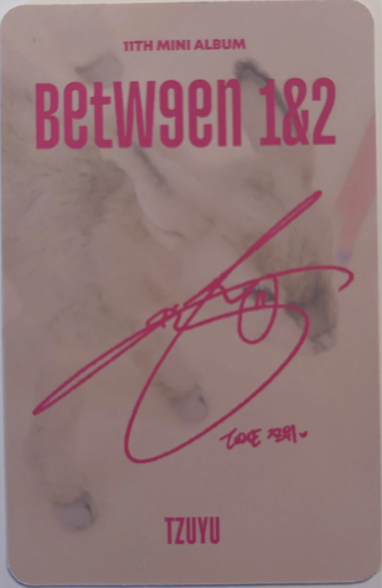 TWICE Tzuyu TWICE-Tzuyu-Album-BETWEEN 1&2 listing photo 2