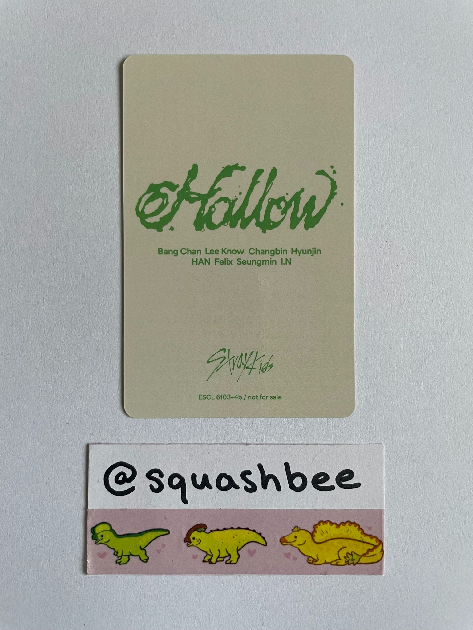 Stray Kids I.N Stray Kids - I.N - Hollow Album album photocard limited version A version listing photo 2