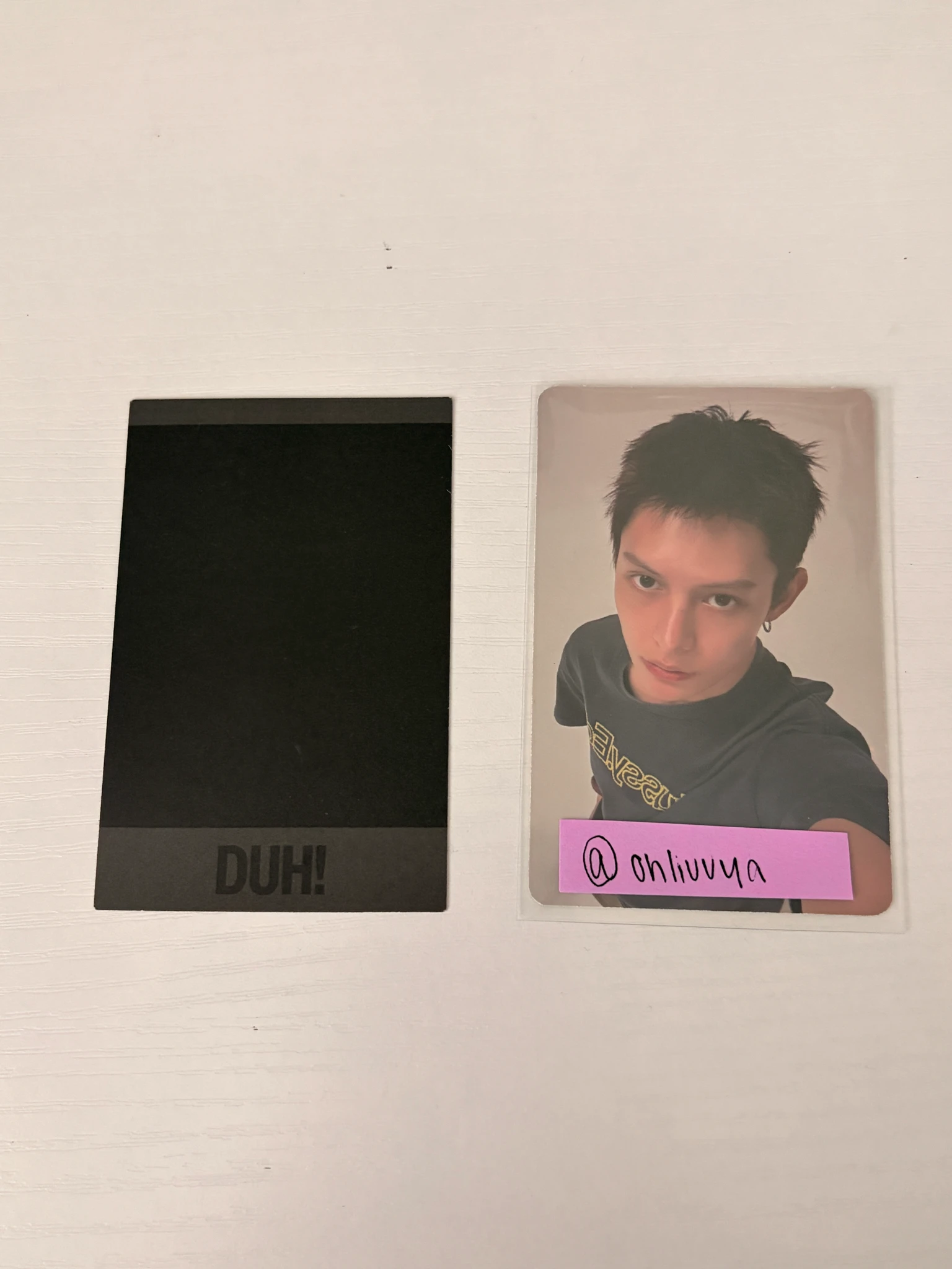 P1Harmony Jongseob P1Harmony - Jongseob - DUH! Album album inclusion polaroid H version listing photo 2
