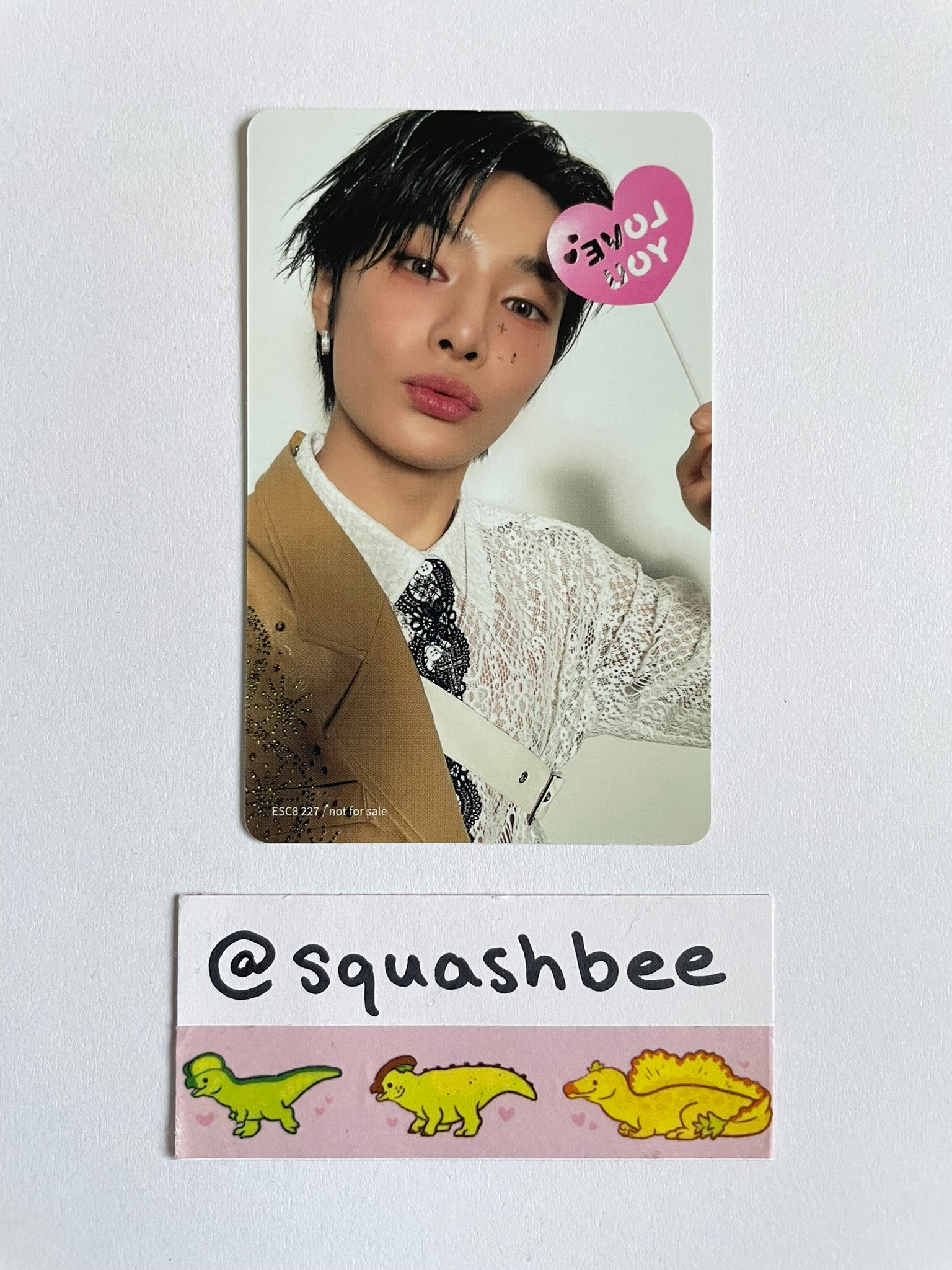 Stray Kids I.N Stray Kids - I.N - Hollow Album album photocard jpfc (japan fanclub) double-sided front side listing photo 2