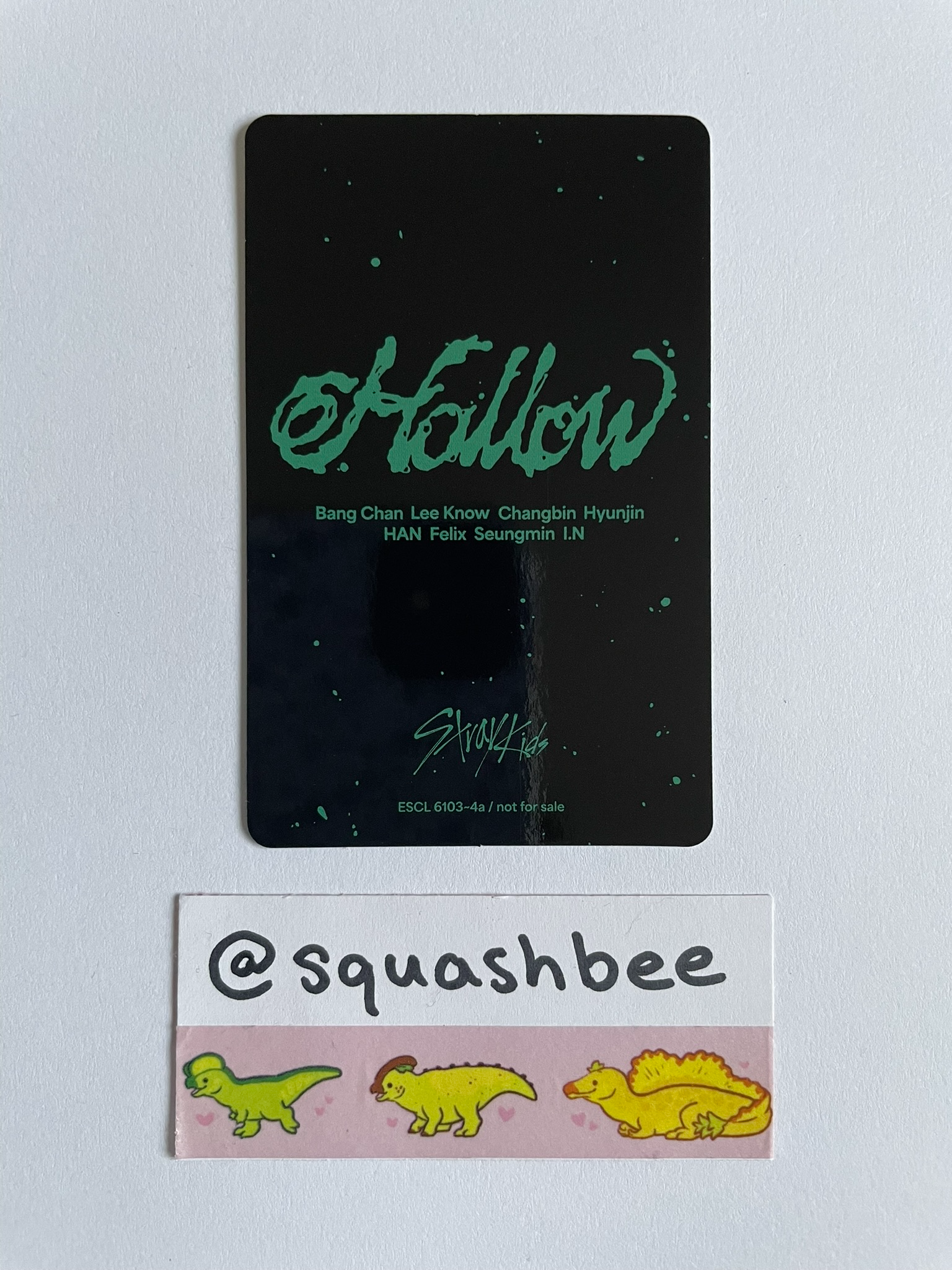 Stray Kids Bang Chan Stray Kids - Bang Chan - Hollow Album album photocard A version limited edition listing photo 2