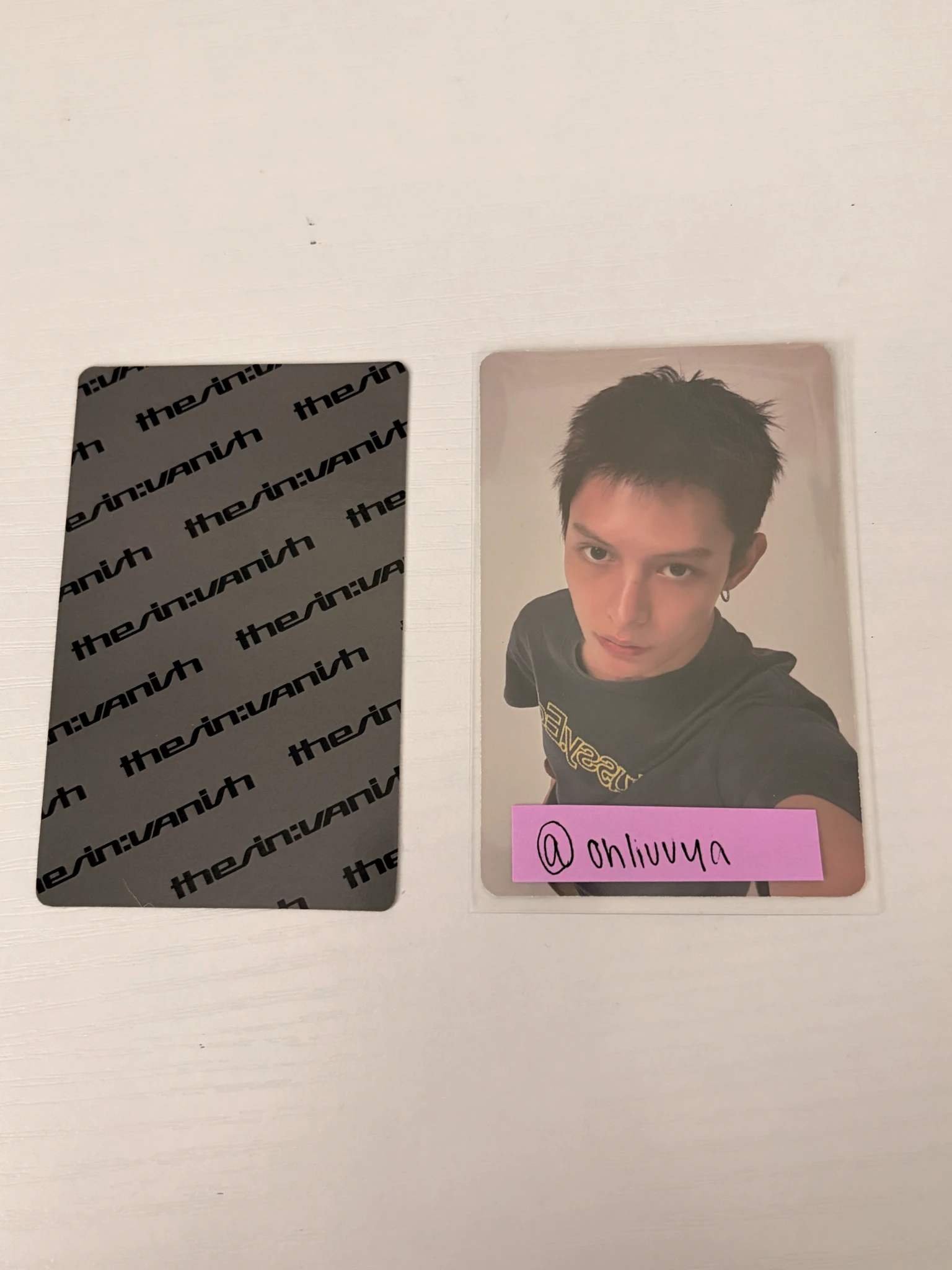 ENHYPEN Sunoo ENHYPEN - Sunoo - THE SIN: VANISH Album forbidden version B version album photocard korean album listing photo 2