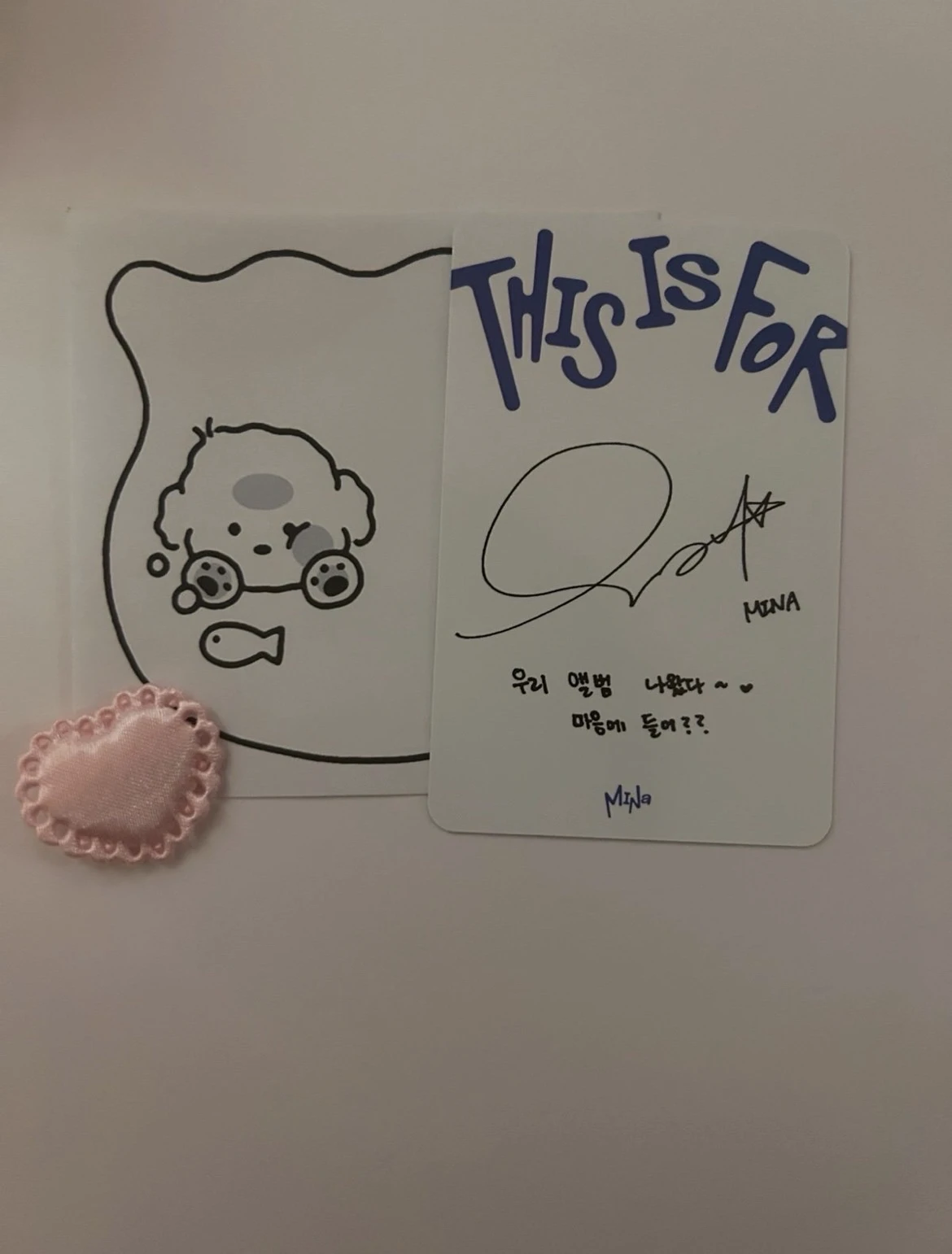 TWICE Mina TWICE-Mina-Album-this is for listing photo 2