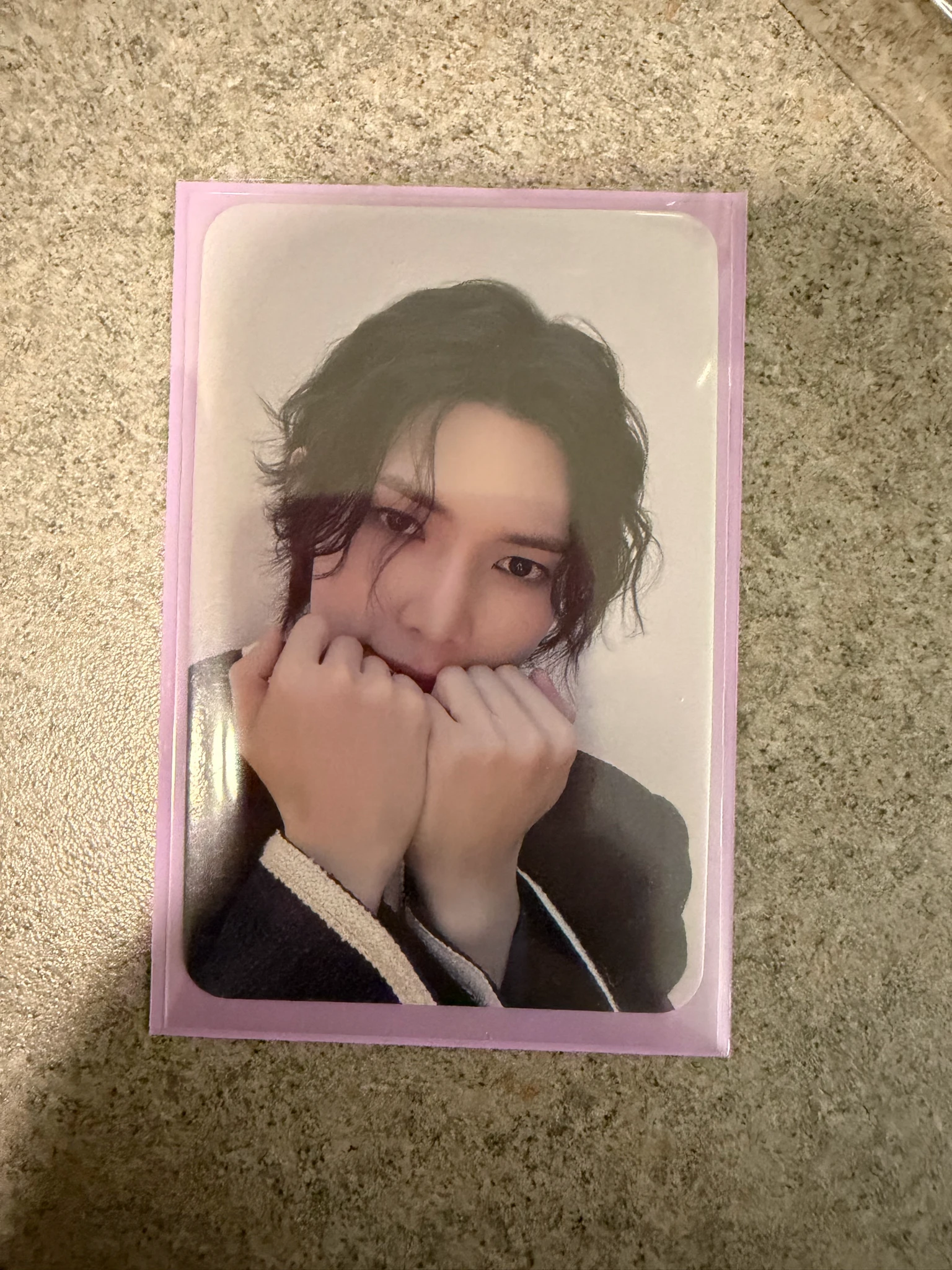 ATEEZ Yeosang ATEEZ - Yeosang - Golden Hour : Part.3 Album dear my muse (dmm) pre-order benefit (pob) lucky draw double-sided listing photo 2