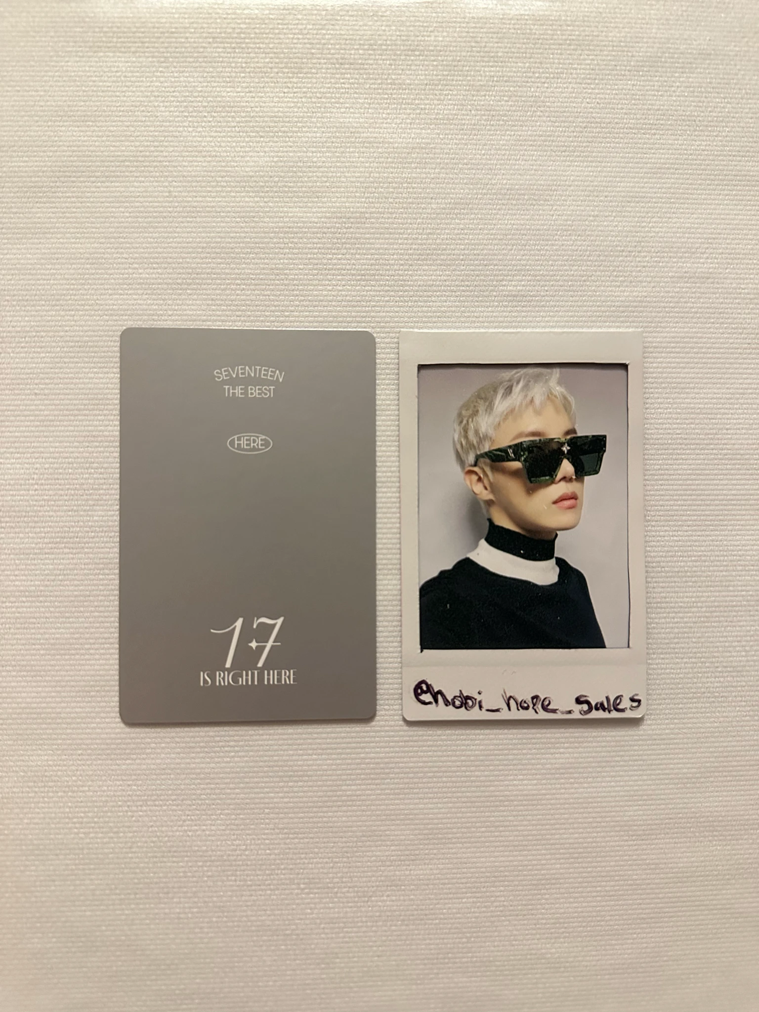 SEVENTEEN Hoshi SEVENTEEN - Hoshi - 17 IS RIGHT HERE Album here version listing photo 2
