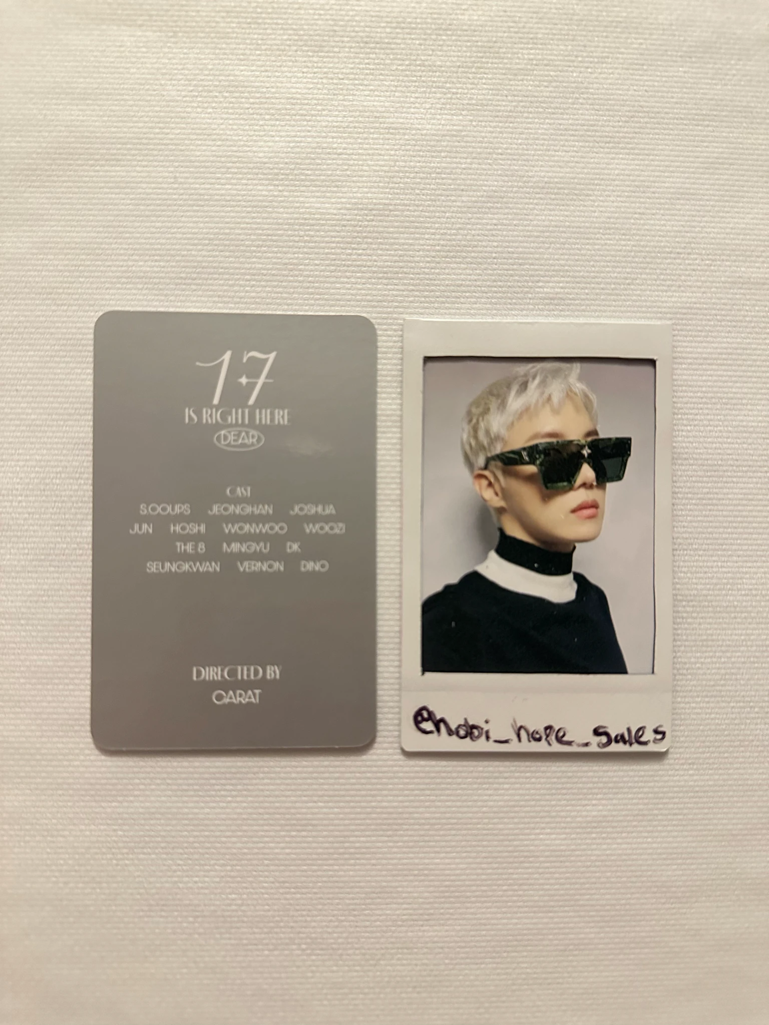 SEVENTEEN Hoshi SEVENTEEN - Hoshi - 17 IS RIGHT HERE Album carat ver. listing photo 2