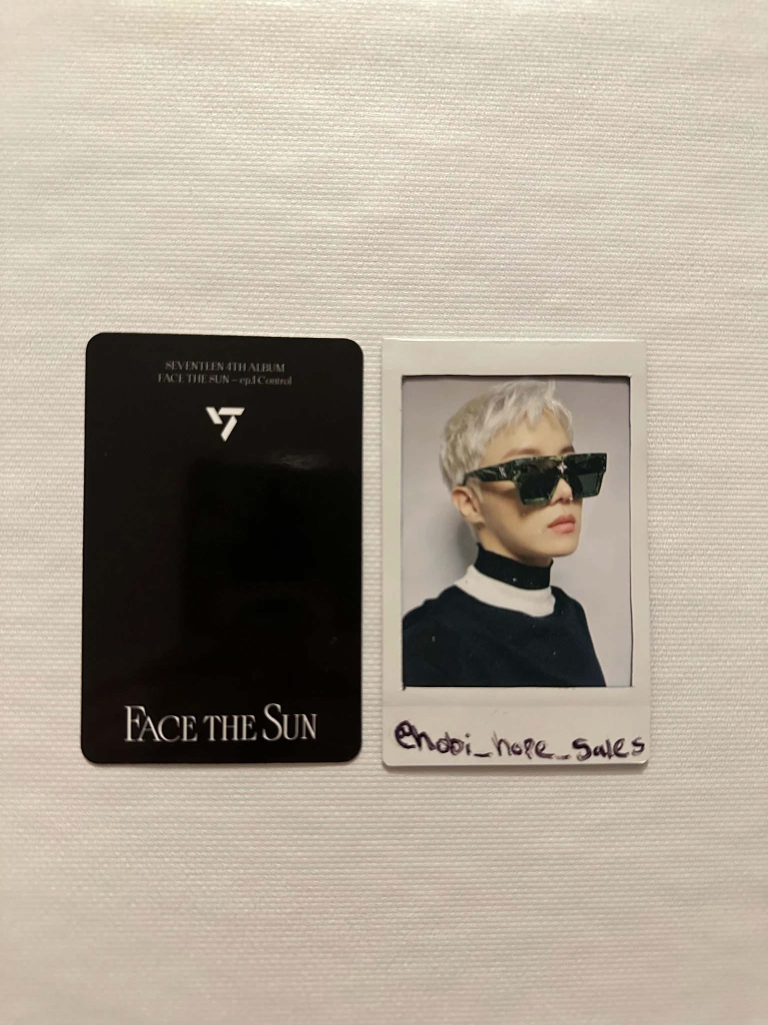 SEVENTEEN Hoshi SEVENTEEN - Hoshi - Face the Sun Album album photocard control version listing photo 2