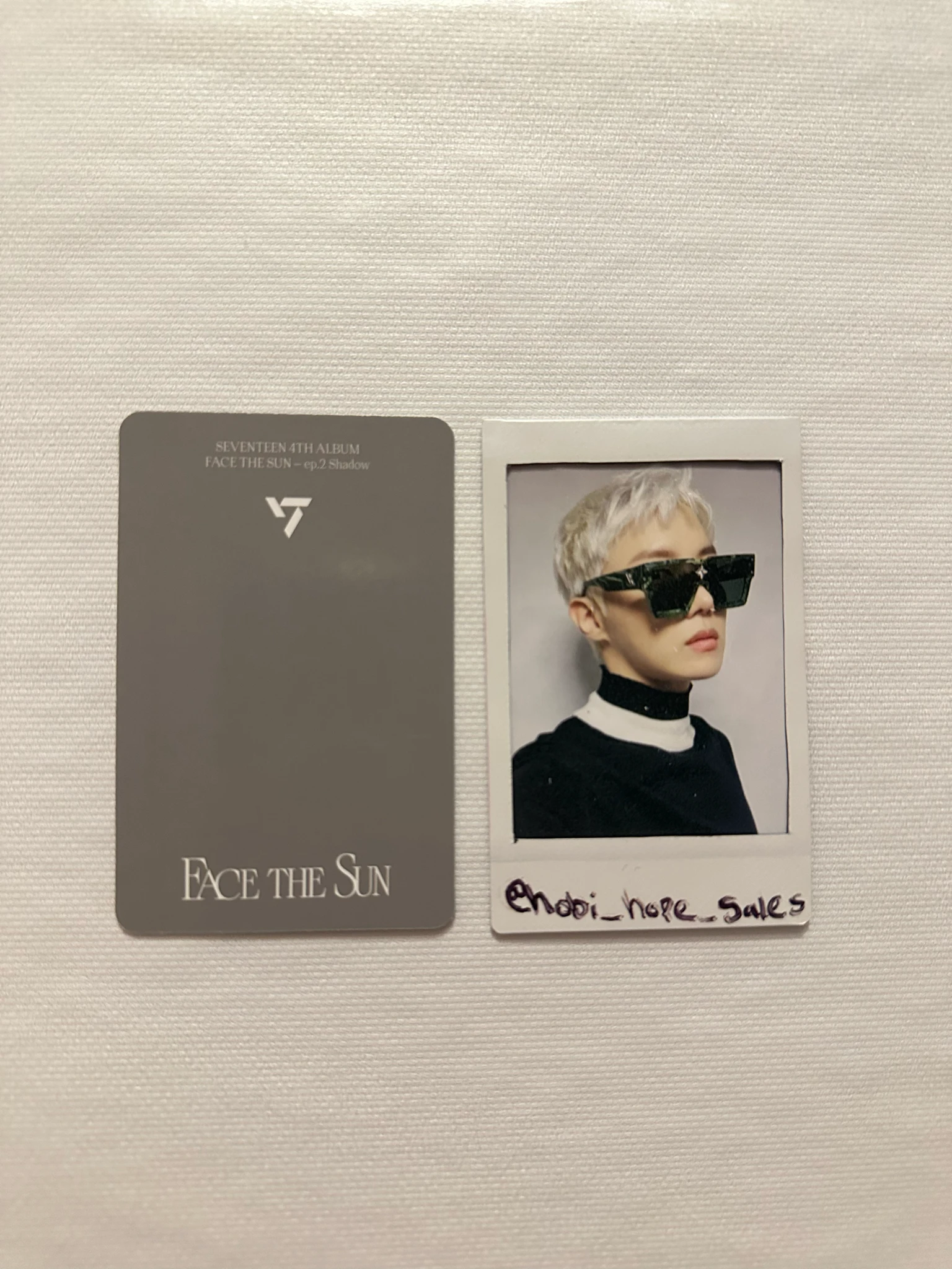 SEVENTEEN Hoshi SEVENTEEN - Hoshi - Face the Sun Album album photocard shadow version listing photo 2