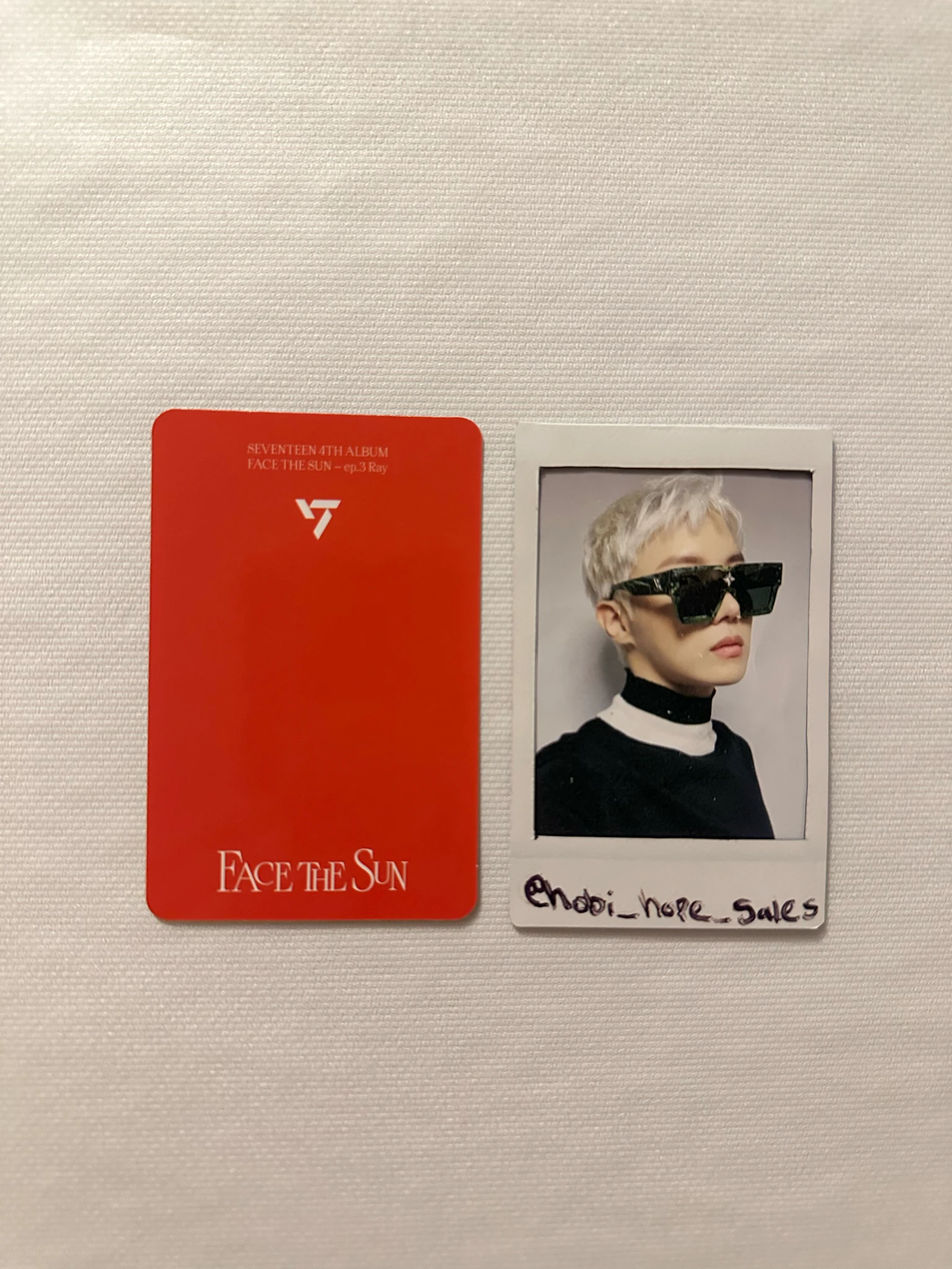 SEVENTEEN Hoshi SEVENTEEN - Hoshi - Face the Sun Album album photocard listing photo 2
