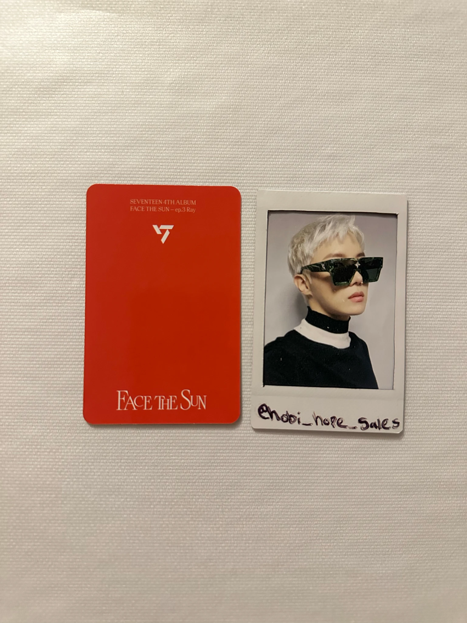 SEVENTEEN Hoshi SEVENTEEN - Hoshi - Face the Sun Album album photocard listing photo 2