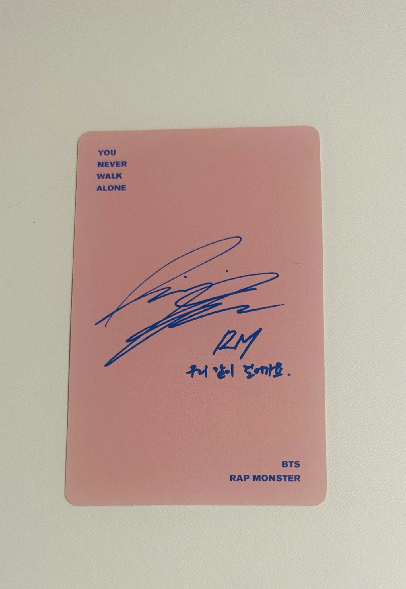 BTS RM BTS - RM - You Never Walk Alone Album album photocard listing photo 2