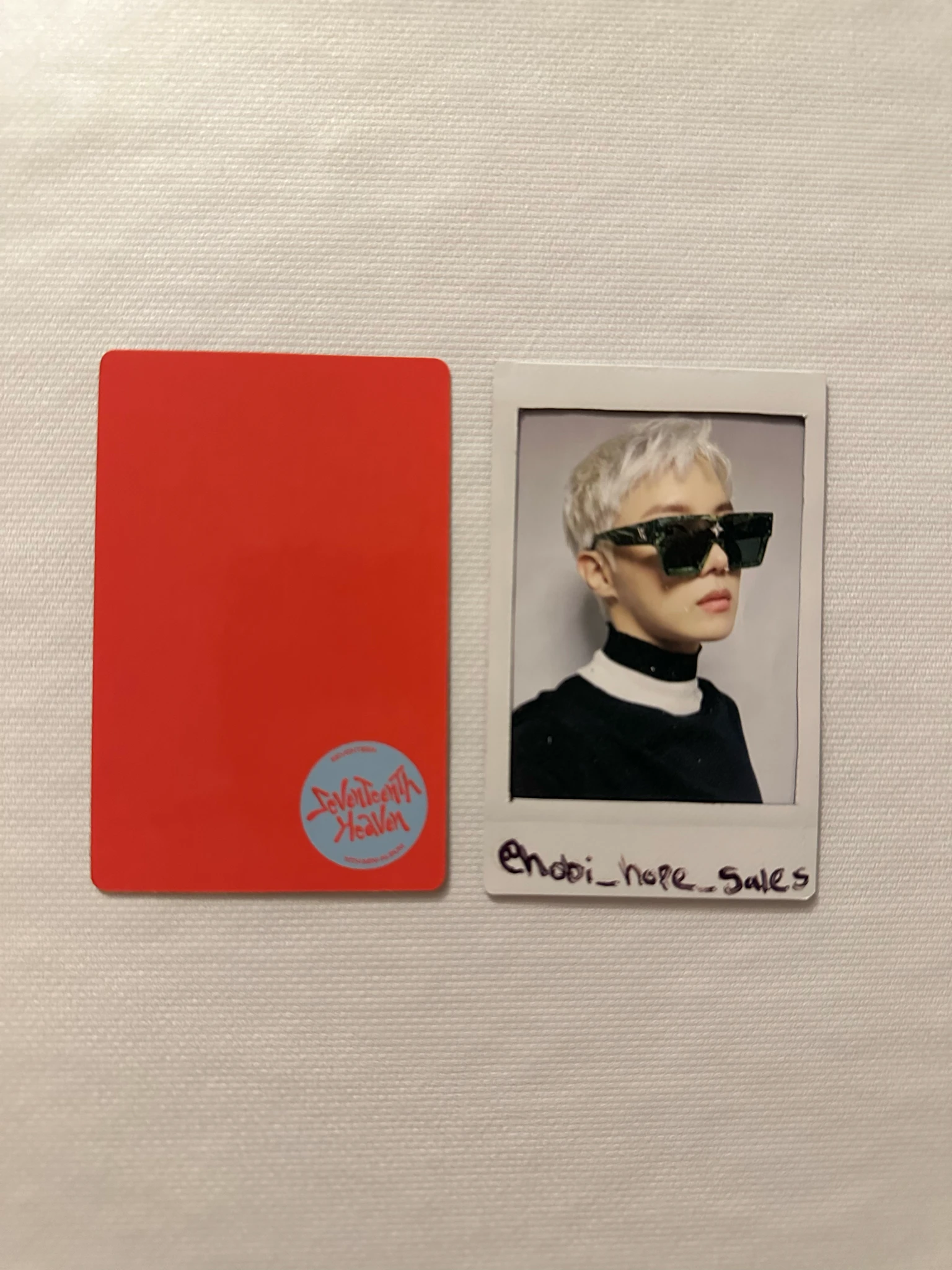 SEVENTEEN Hoshi SEVENTEEN - Hoshi - Seventeenth Heaven Album target exclusive purchase benefit listing photo 2