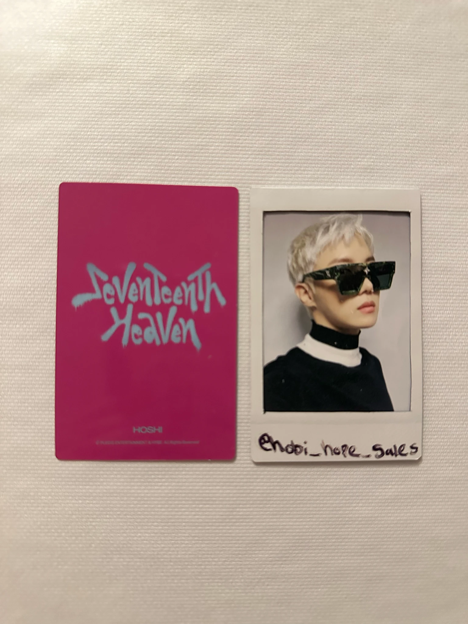 SEVENTEEN Hoshi SEVENTEEN - Hoshi - Seventeenth Heaven Album merch photocard photocard set 5:26 AM version listing photo 2