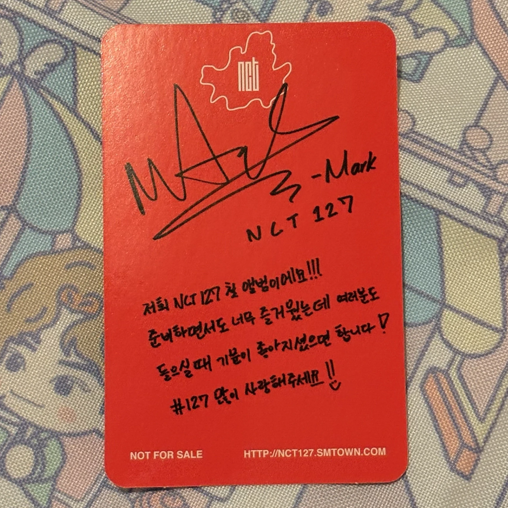 NCT 127 Mark NCT 127 - Mark  - NCT #127 Album listing photo 2