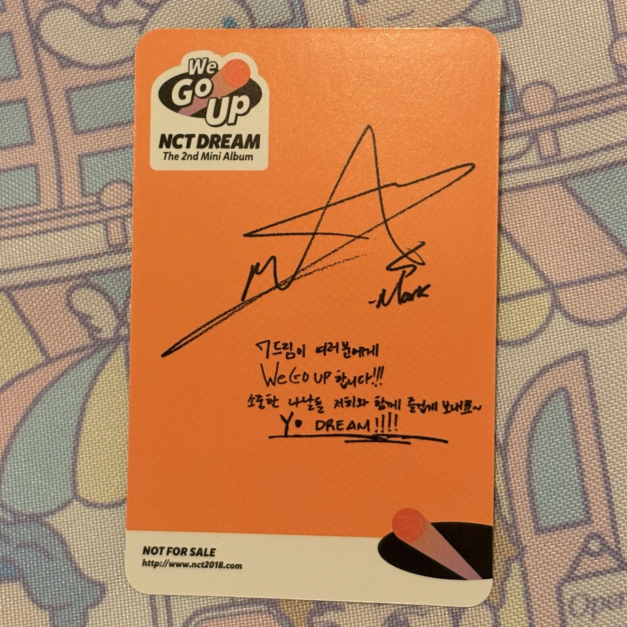 NCT DREAM Mark NCT DREAM - Mark  - We Go Up Album listing photo 2