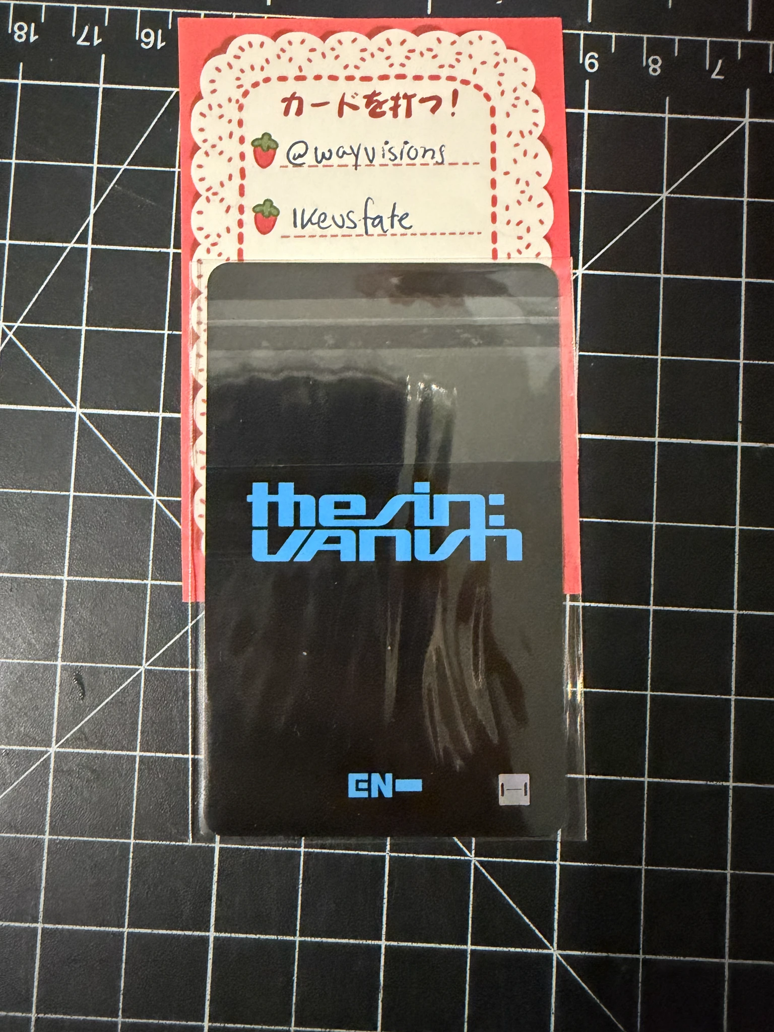 ENHYPEN Jungwon ENHYPEN - Jungwon - THE SIN: VANISH Album apple music lucky draw round 2 listing photo 2