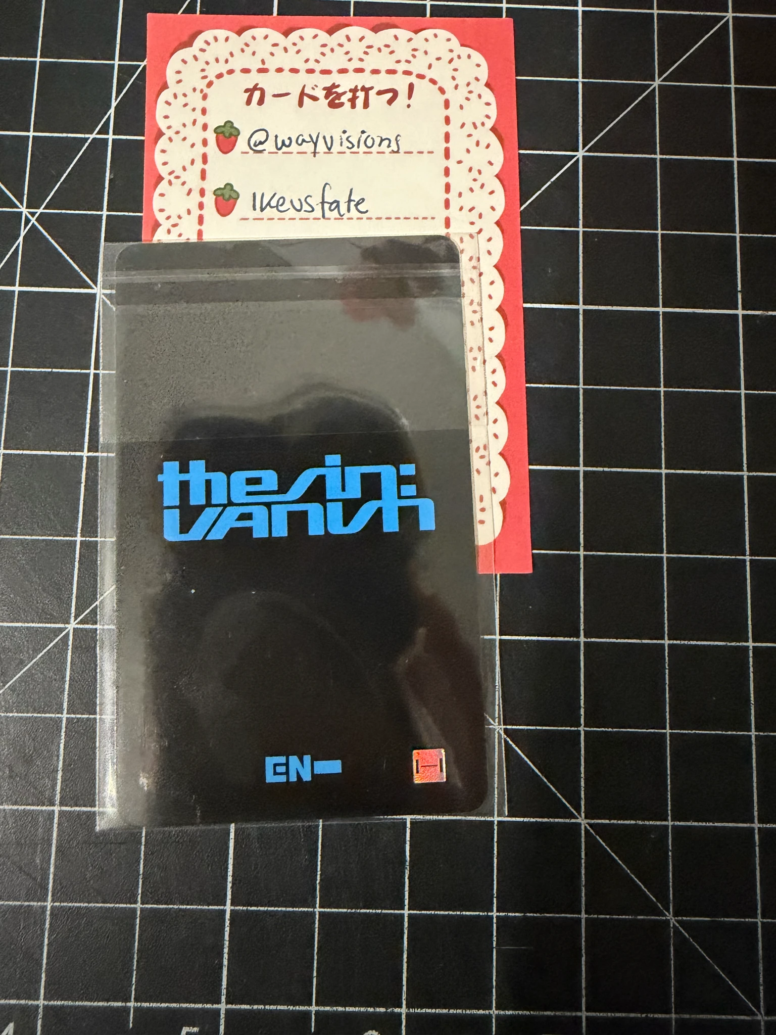 ENHYPEN Sunoo ENHYPEN - Sunoo - THE SIN: VANISH Album apple music lucky draw round 2 listing photo 2