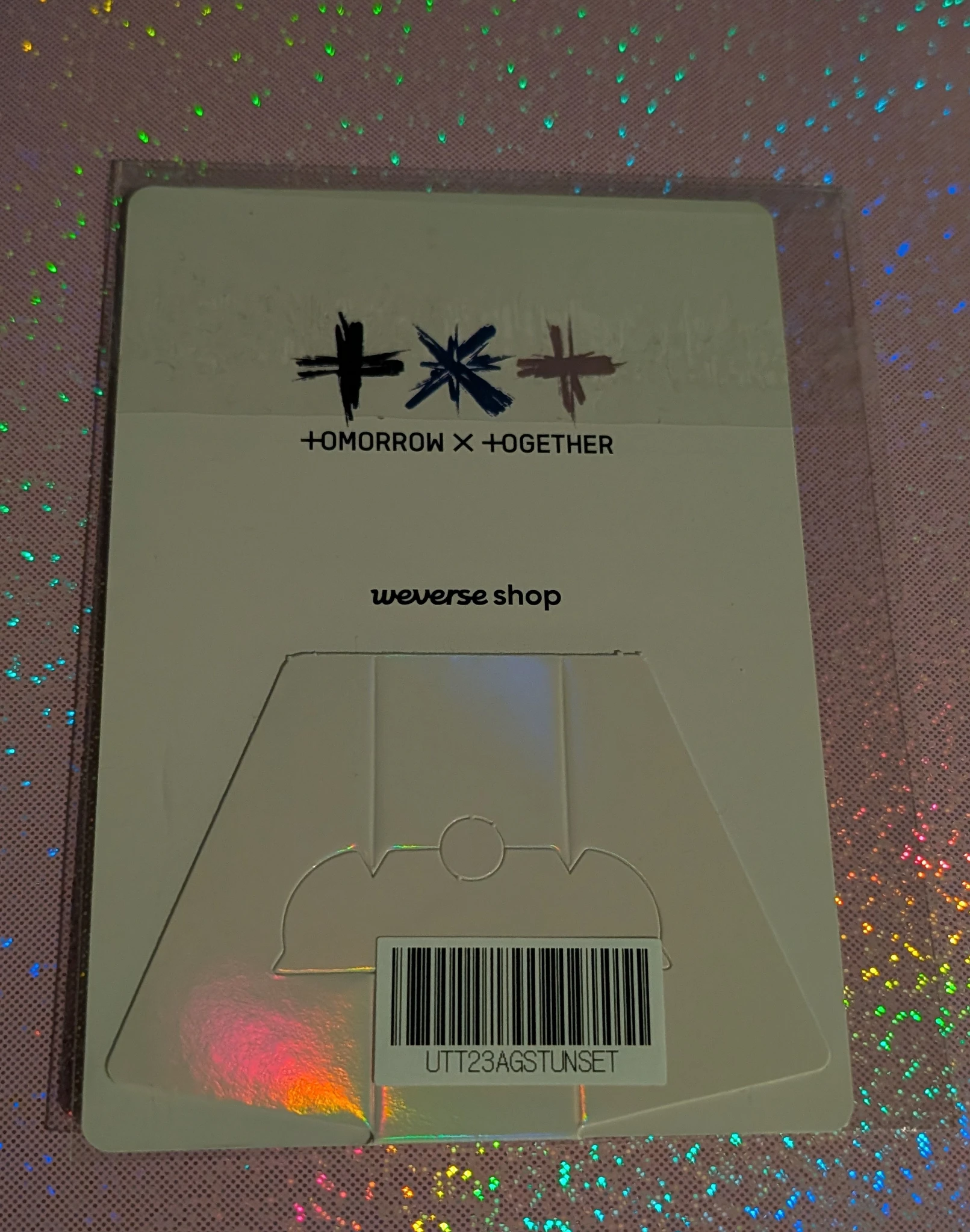 TOMORROW X TOGETHER Huening Kai TOMORROW X TOGETHER - Huening Kai - The Name Chapter: Freefall Album pob (pre-order benefit) postcard holographic (hologram) listing photo 2