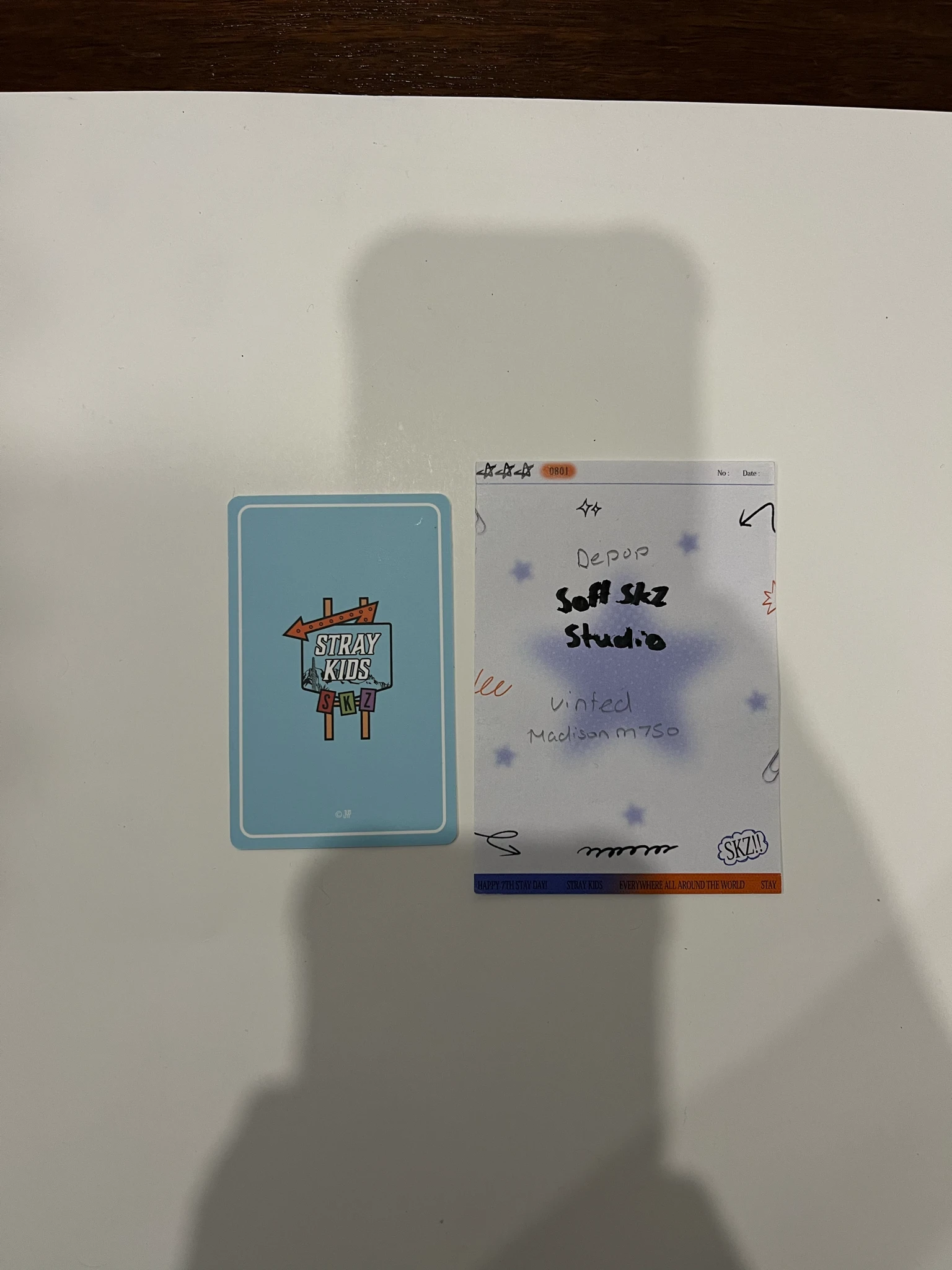 Stray Kids Changbin Stray Kids - Changbin - JYP JAPAN POPUP STORE 2023 Event merch photocard polaroid set polaroid A version listing photo 2