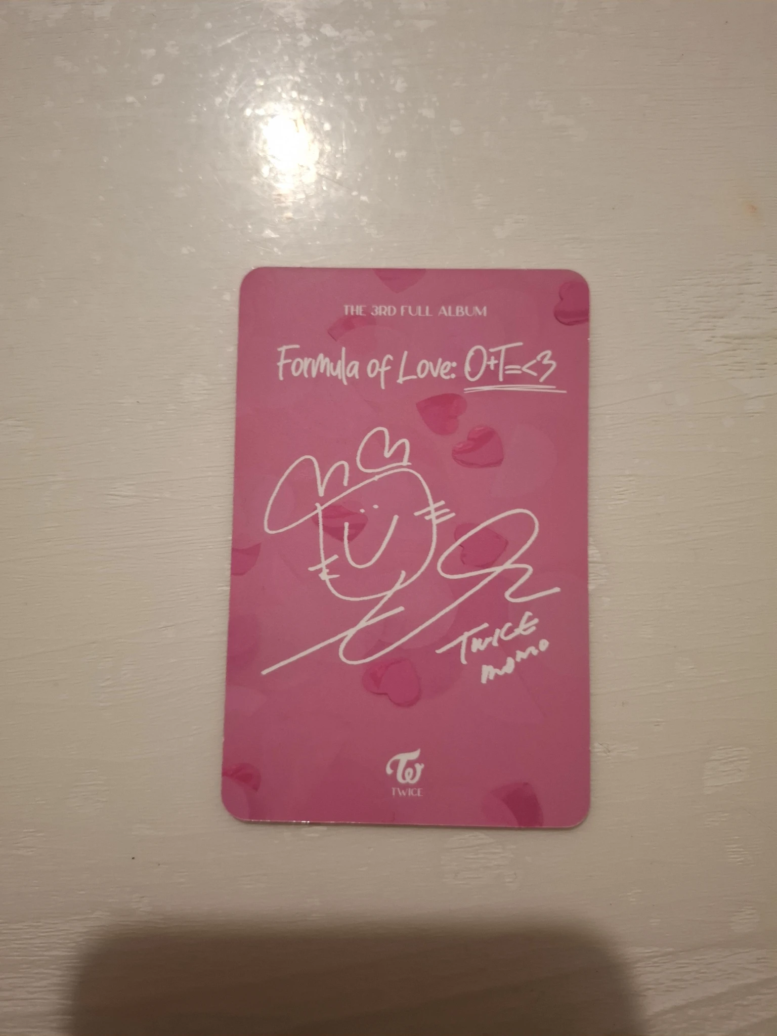 TWICE Momo TWICE-Momo-Album-Formula of Love: O+T=<3 listing photo 2
